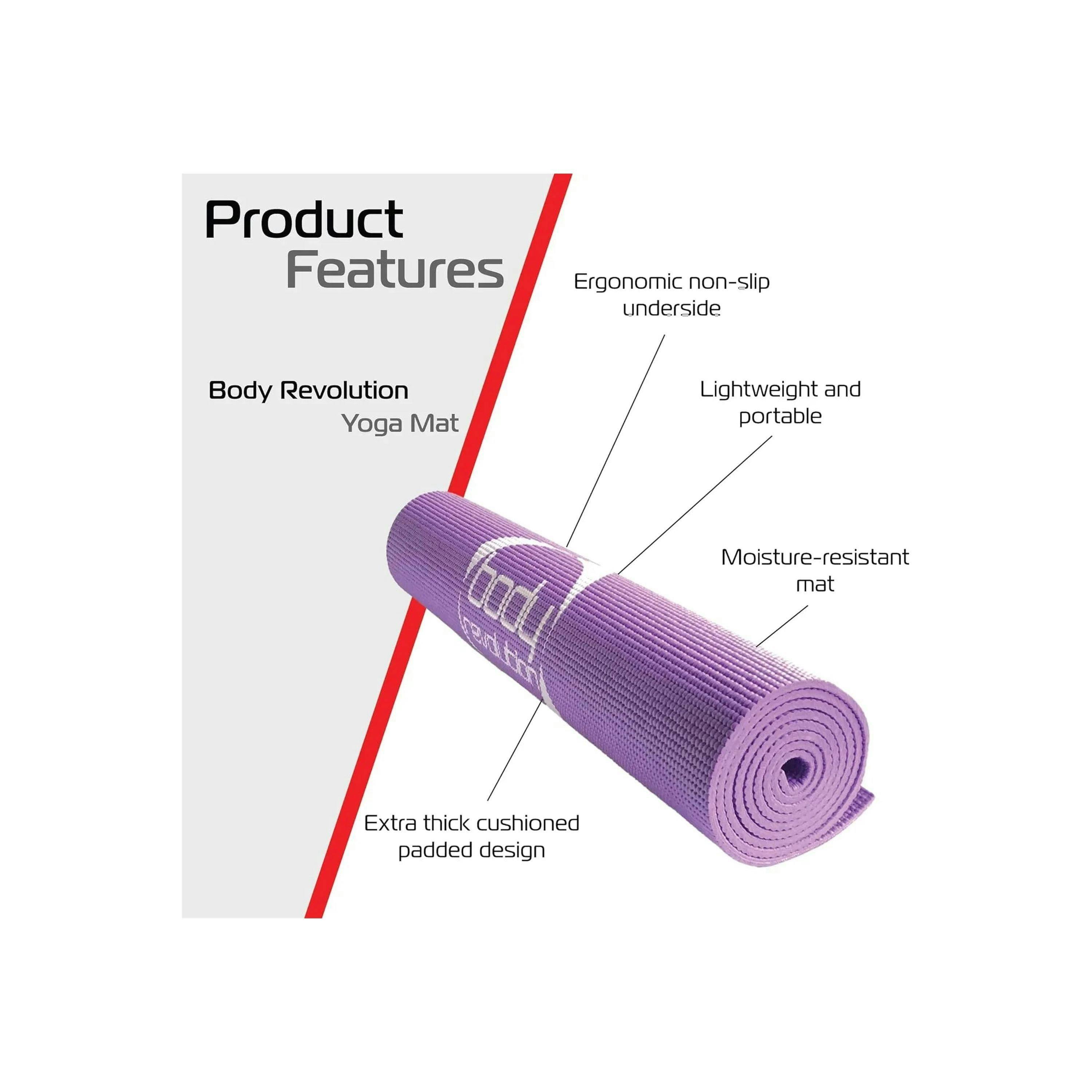 Purple Yoga Mat , view 2 of 4