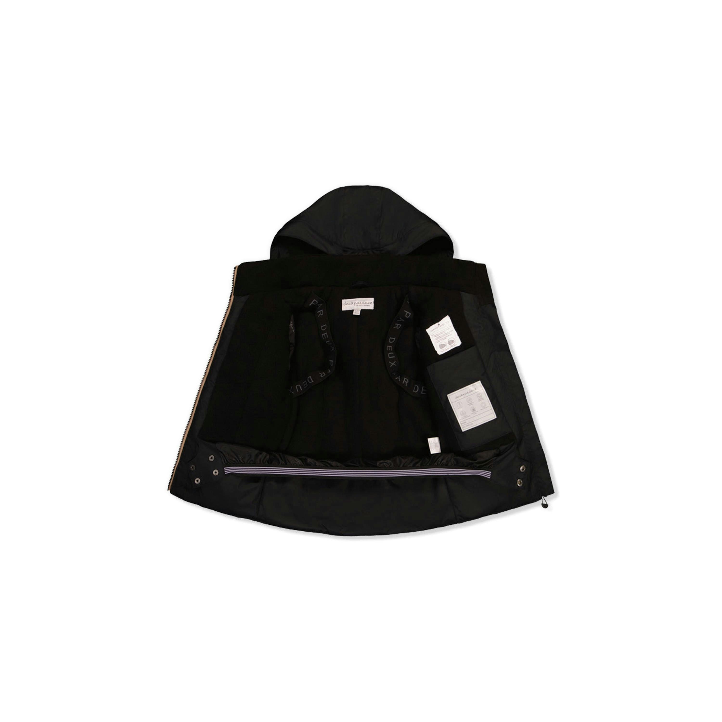 Two Piece Play Snowsuit Black And Beige , view 5 of 6