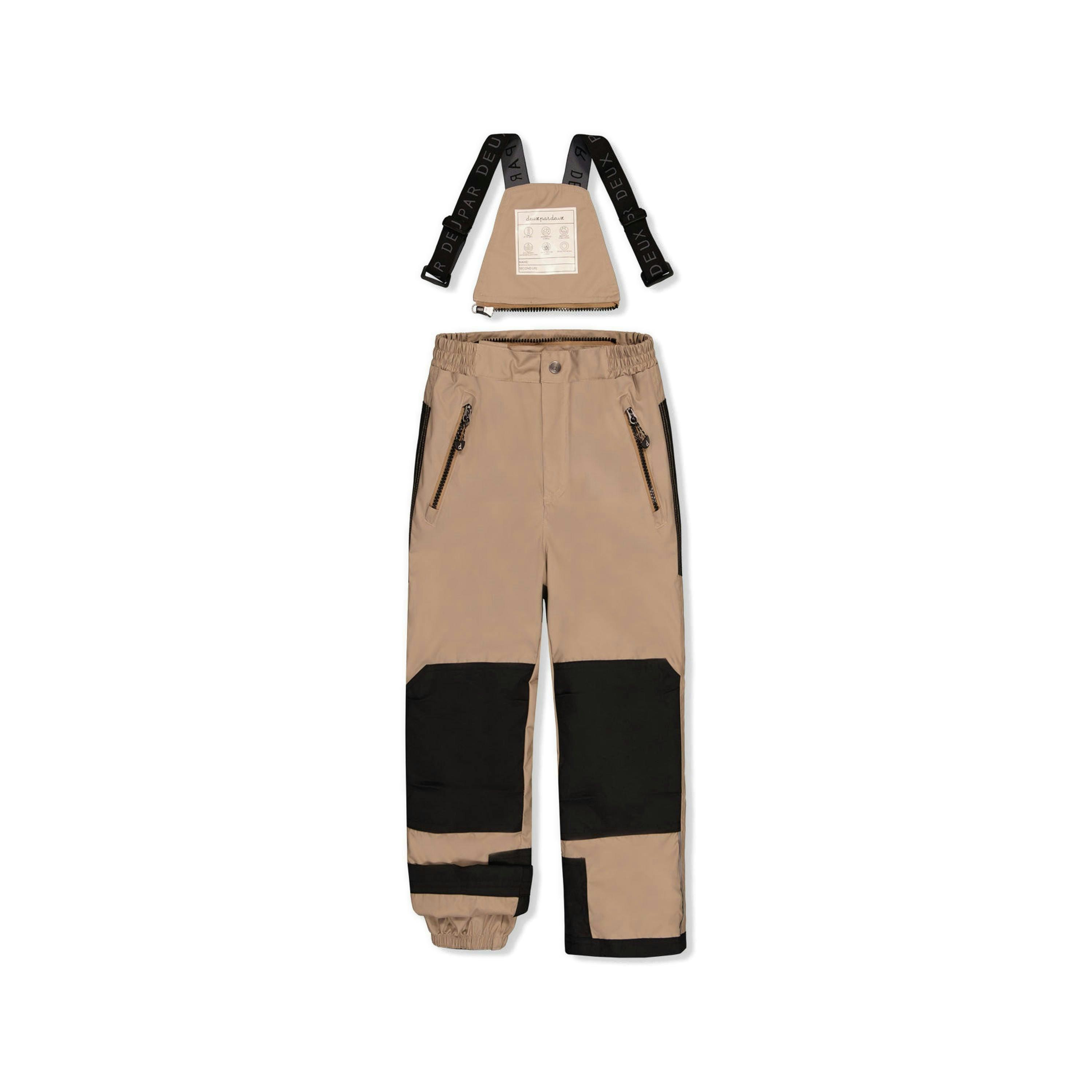 Two Piece Play Snowsuit Black And Beige , view 6 of 6