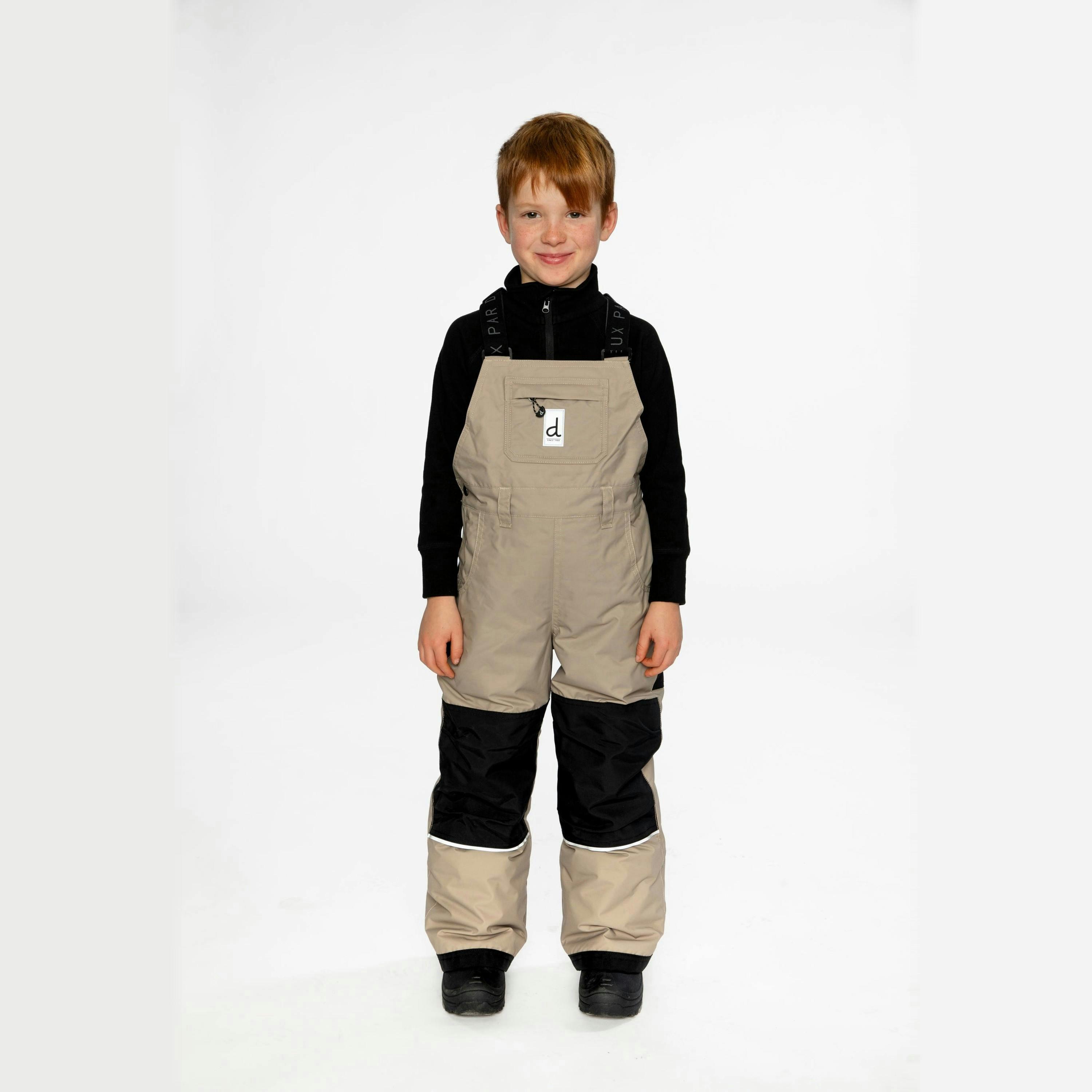 Play Overall Snow Bib Taupe , view 2 of 5