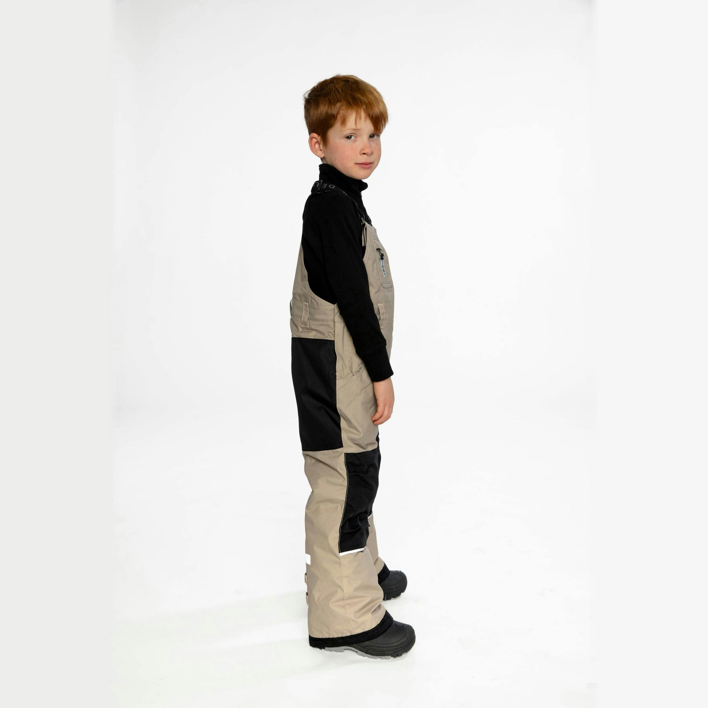 Play Overall Snow Bib Taupe , view 3 of 5