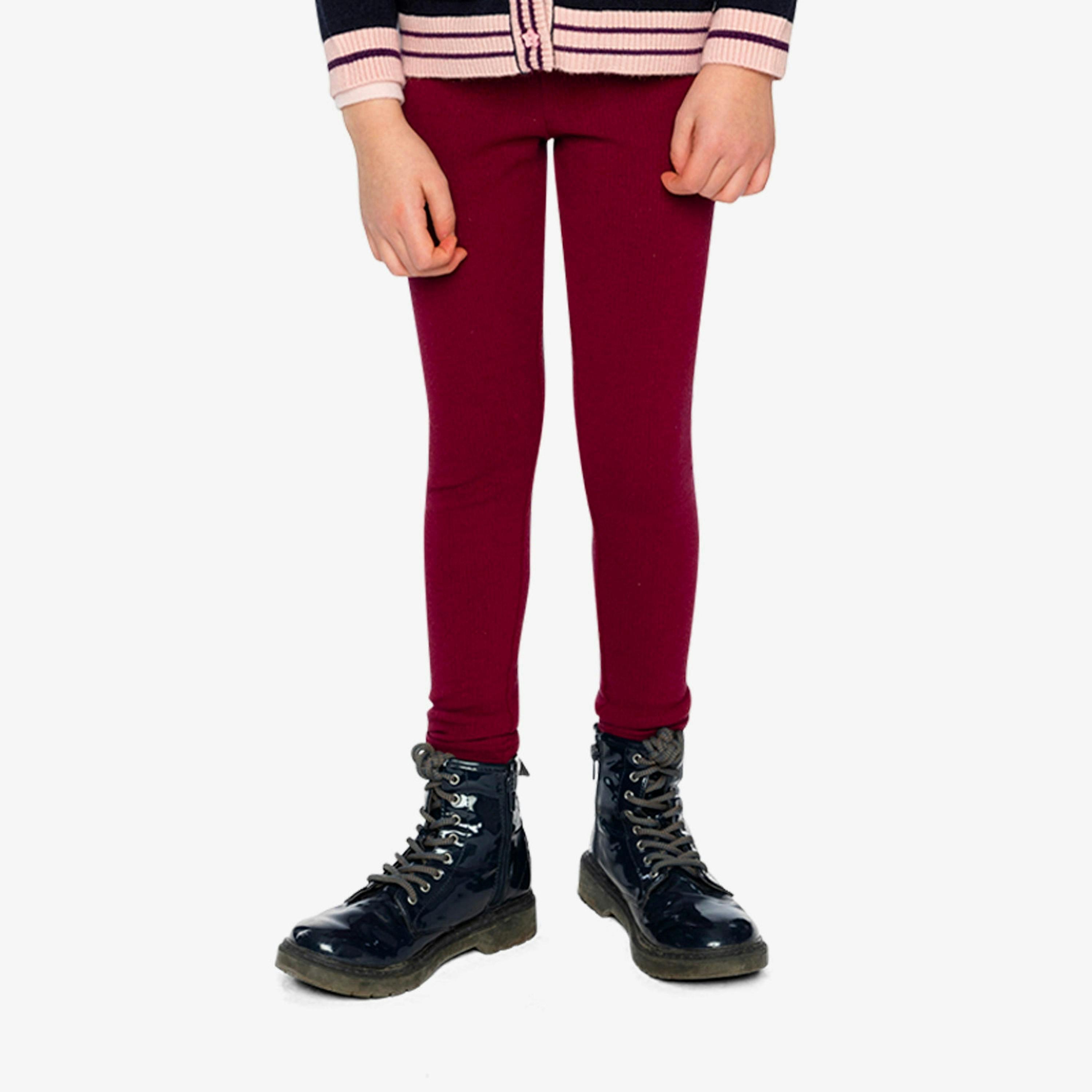 Rib Leggings Reddish-Brown , view 2 of 6