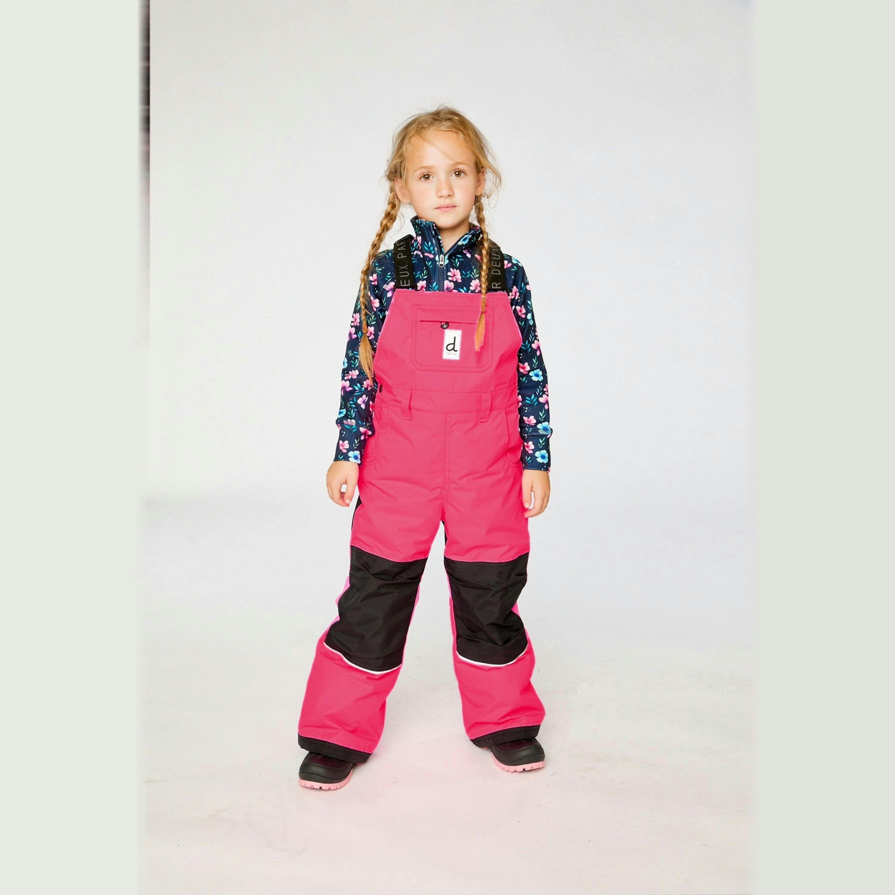 Play Overall Snow Bib Bright Pink , view 2 of 5