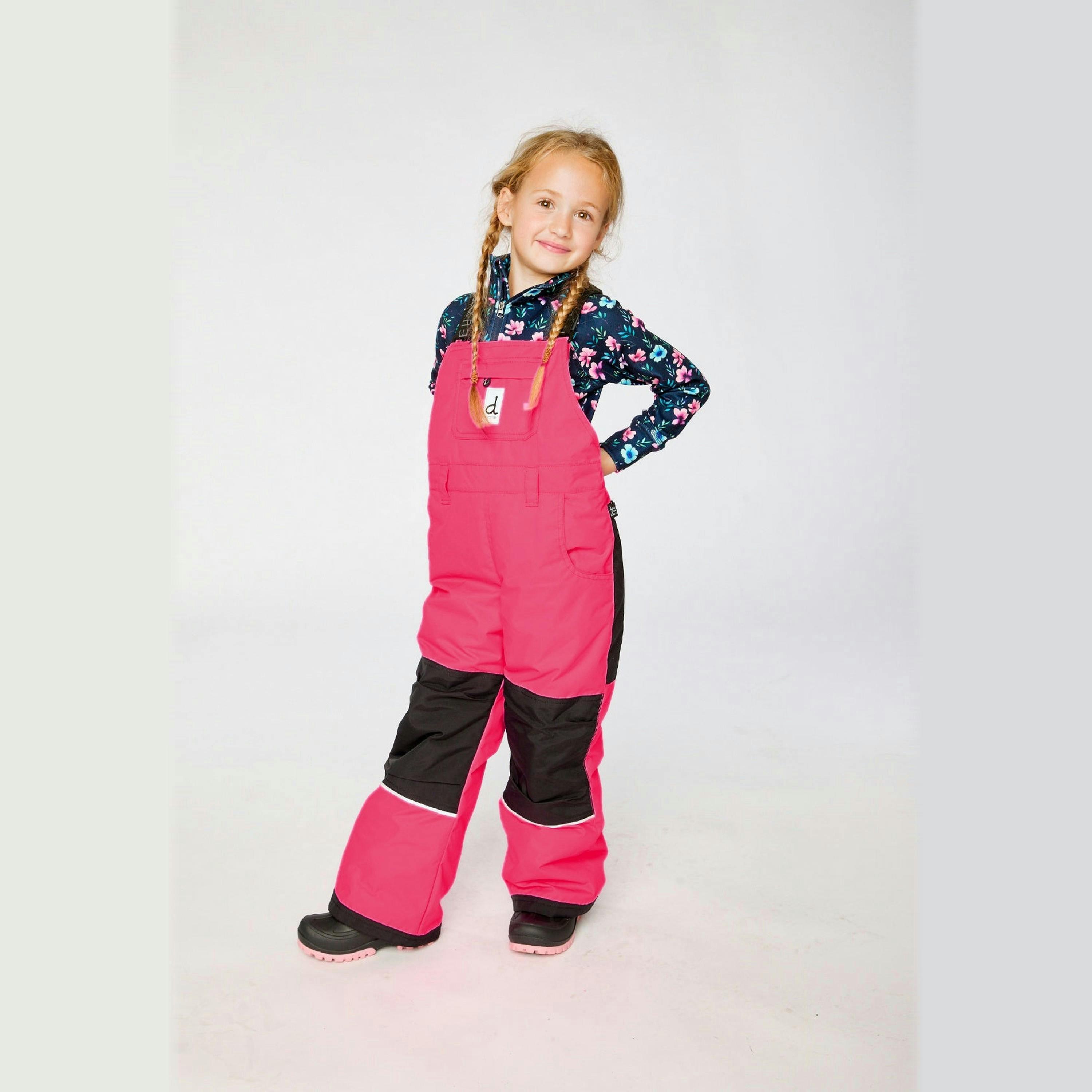 Play Overall Snow Bib Bright Pink , view 4 of 5