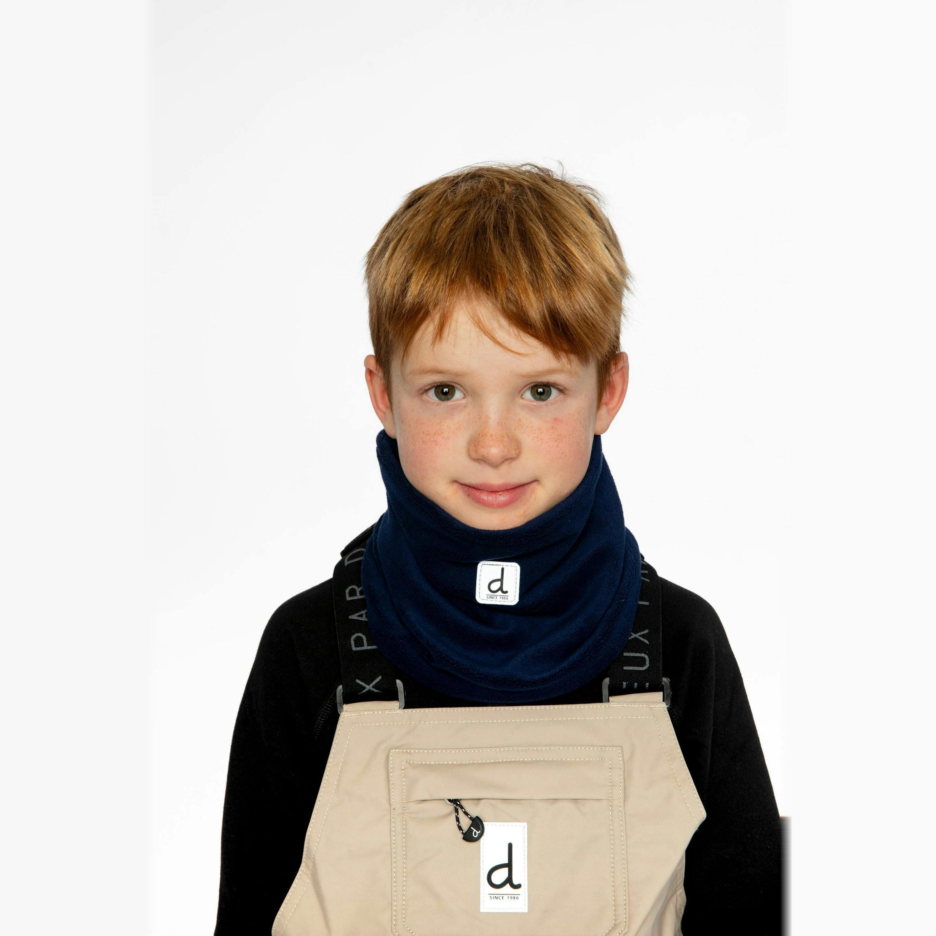 Polar Fleece Neckwarmer Navy Blue , view 2 of 3