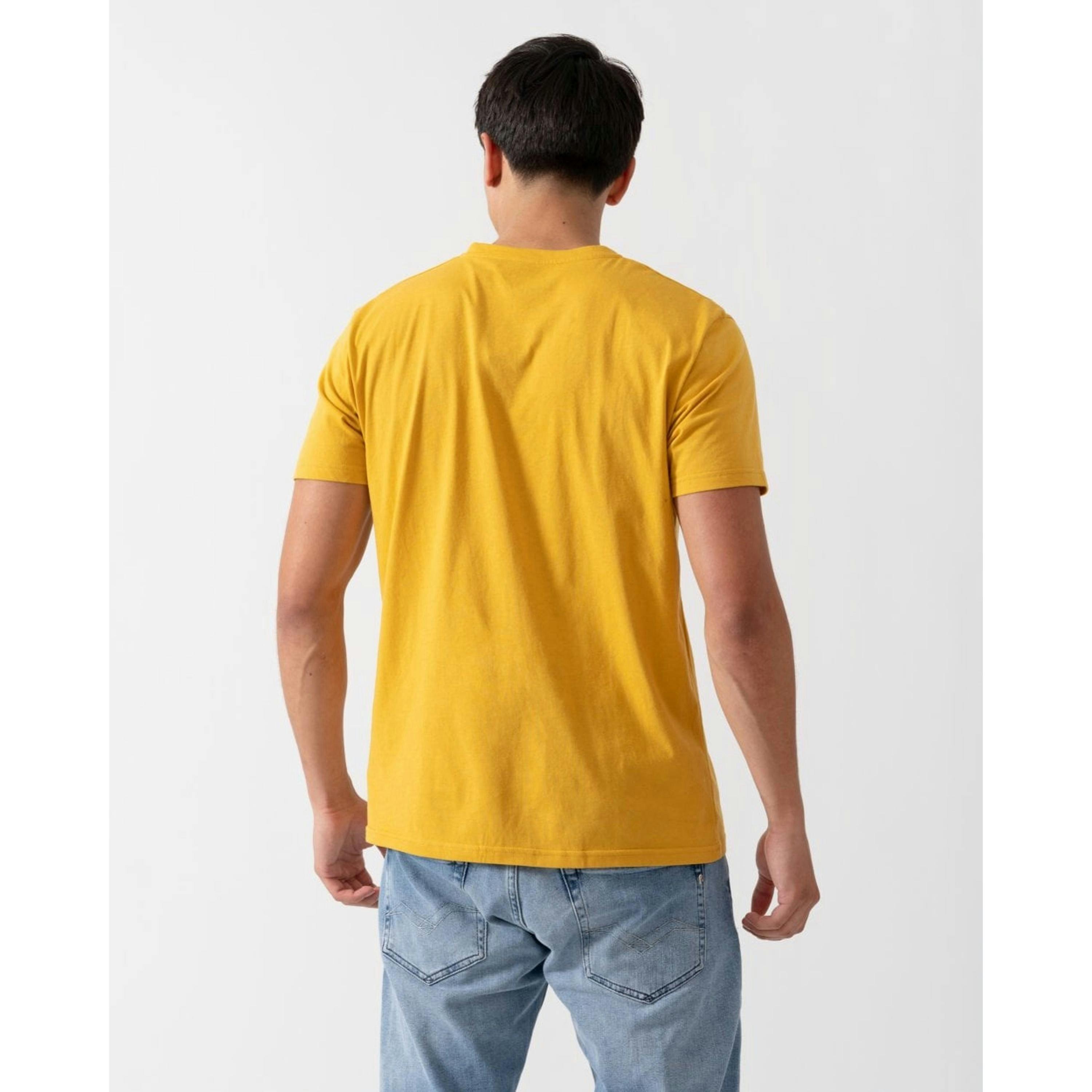 Fjallraven Logo T-Shirt  in Yellow , view 2 of 4