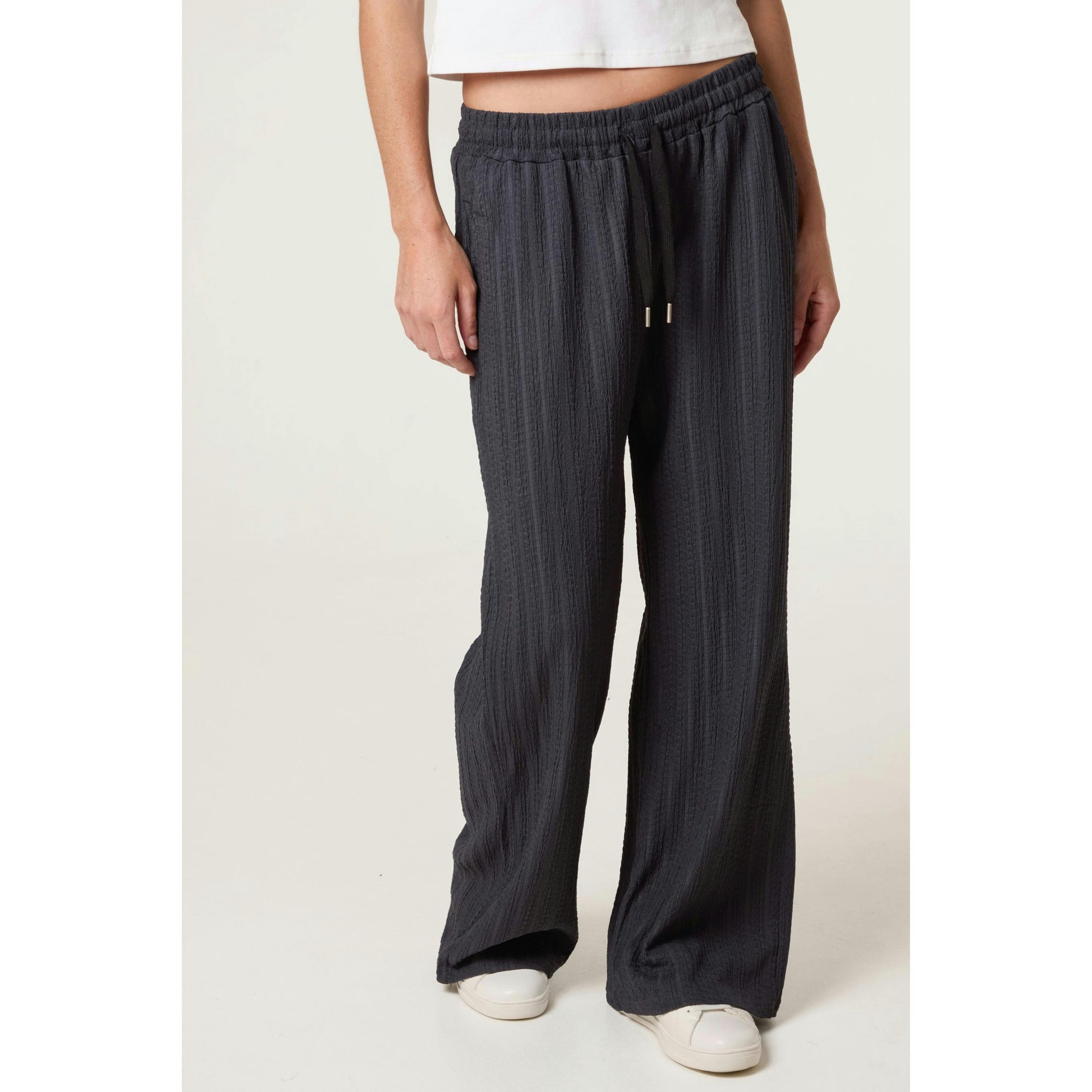 Blue Vanilla Striped Pull-on Trousers  in Grey , view 1 of 4