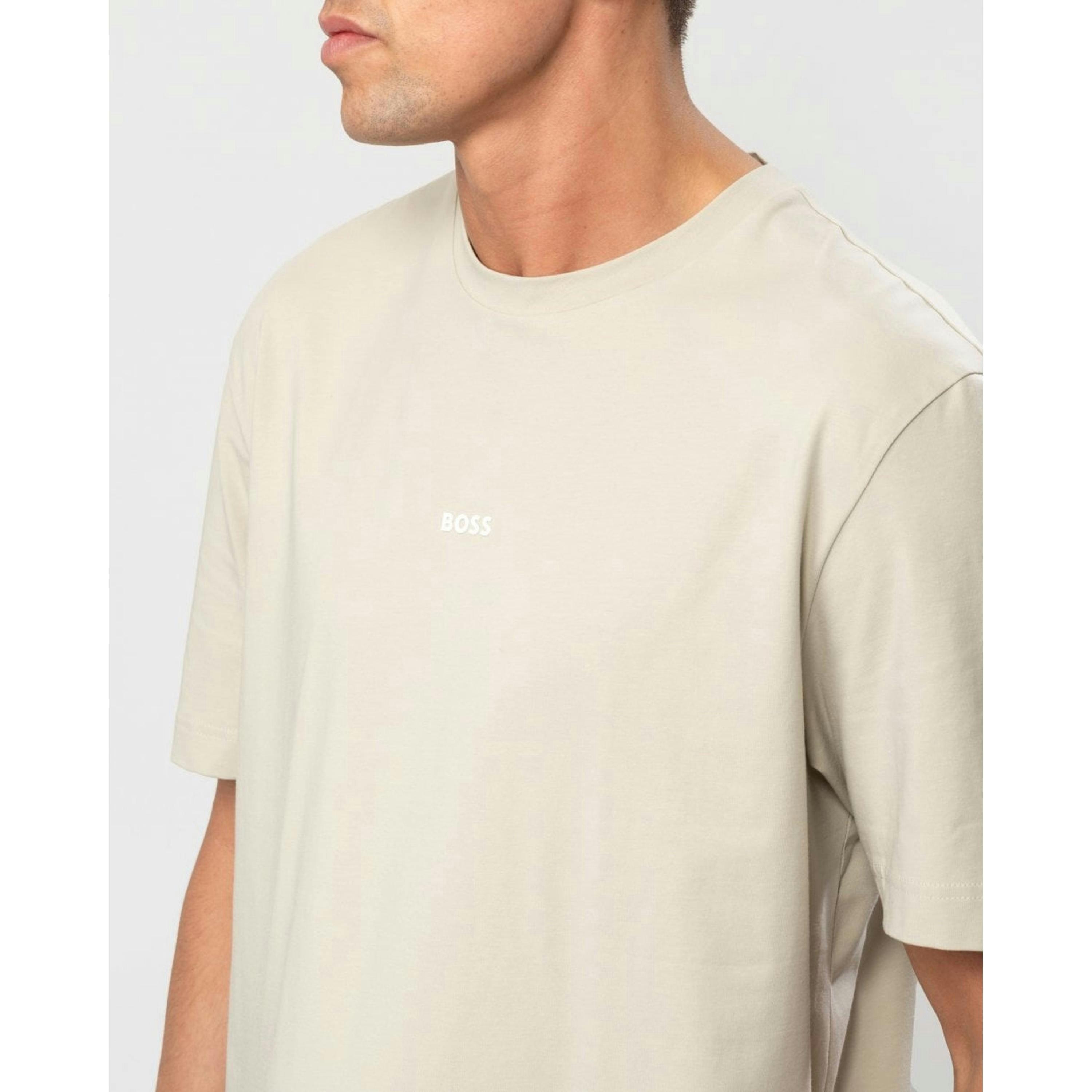 Hugo Boss Small Logo T-Shirt  in Grey , view 3 of 4