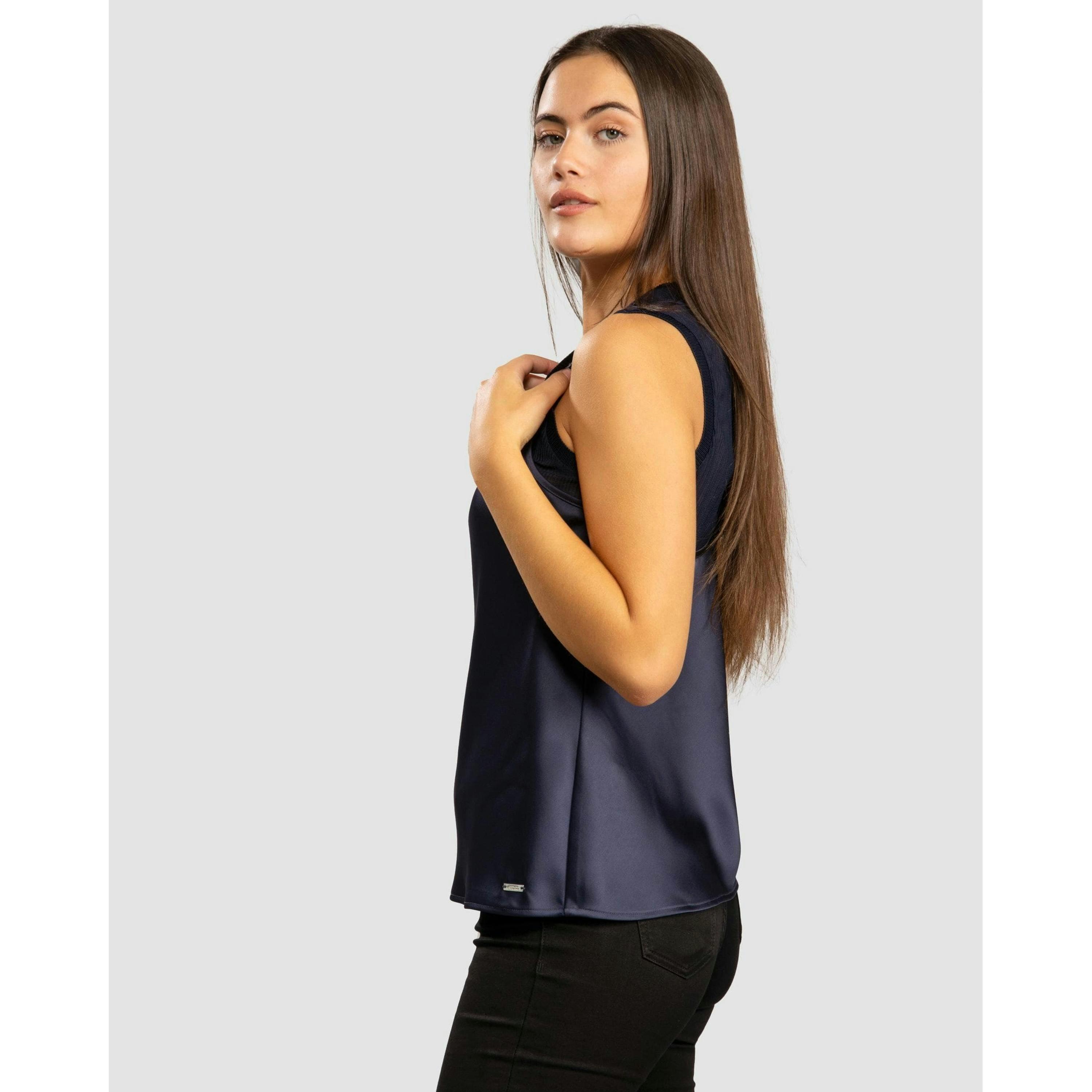 Armani Exchange Blouse  in Blue , view 3 of 5