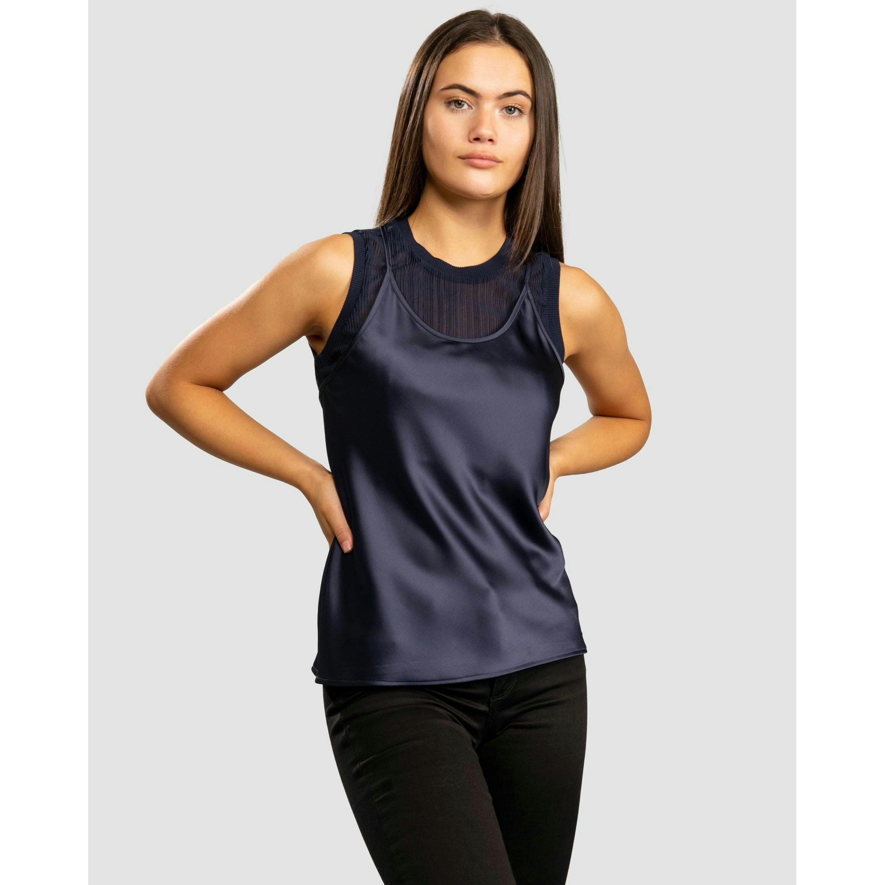 Armani Exchange Blouse  in Blue , view 4 of 5