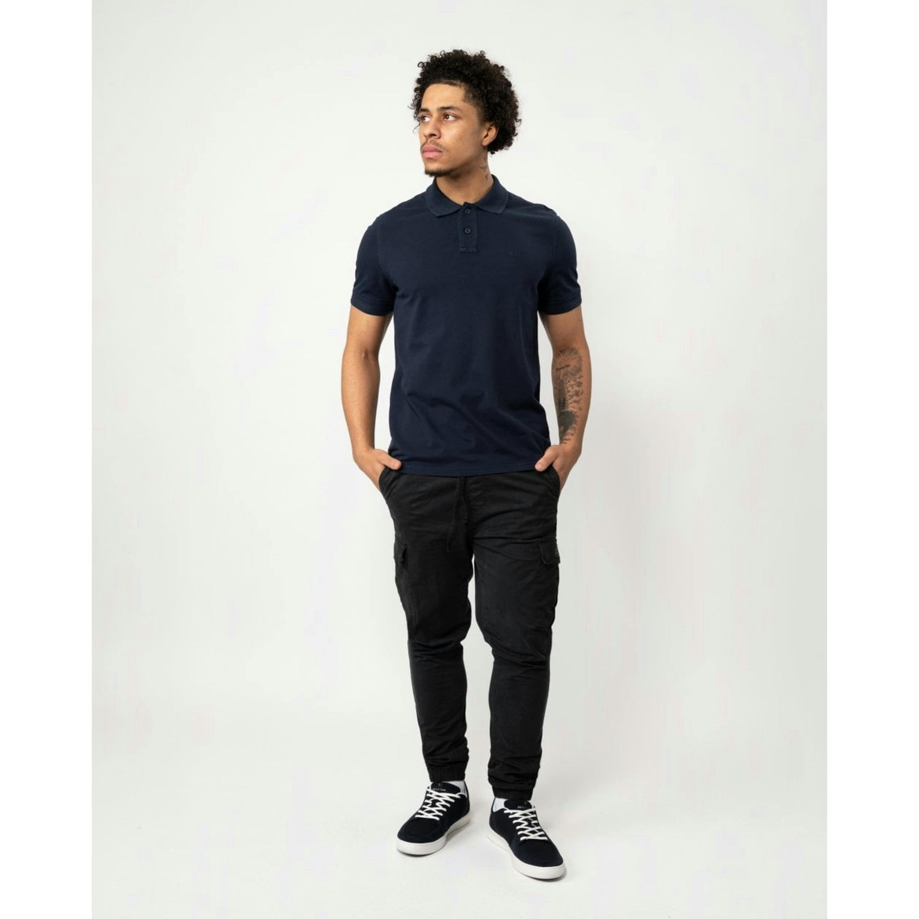 Hugo Boss Logo Print Polo Shirt  in Grey , view 1 of 4