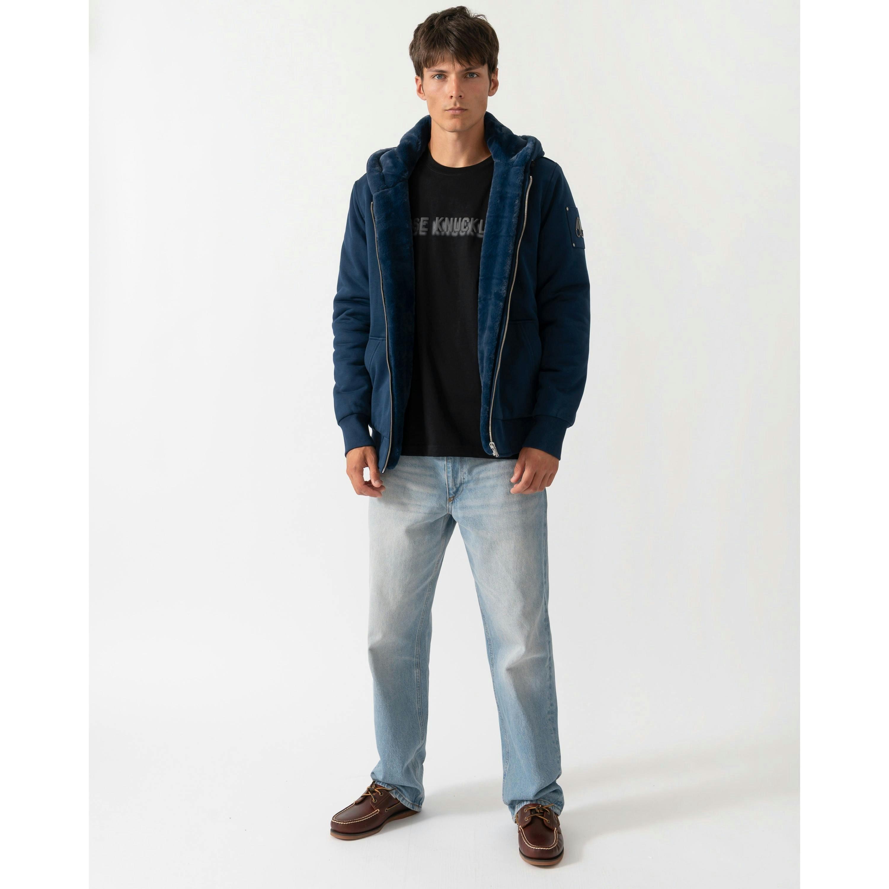 Moose Knuckles Sweatshirt  in Blue , view 3 of 6