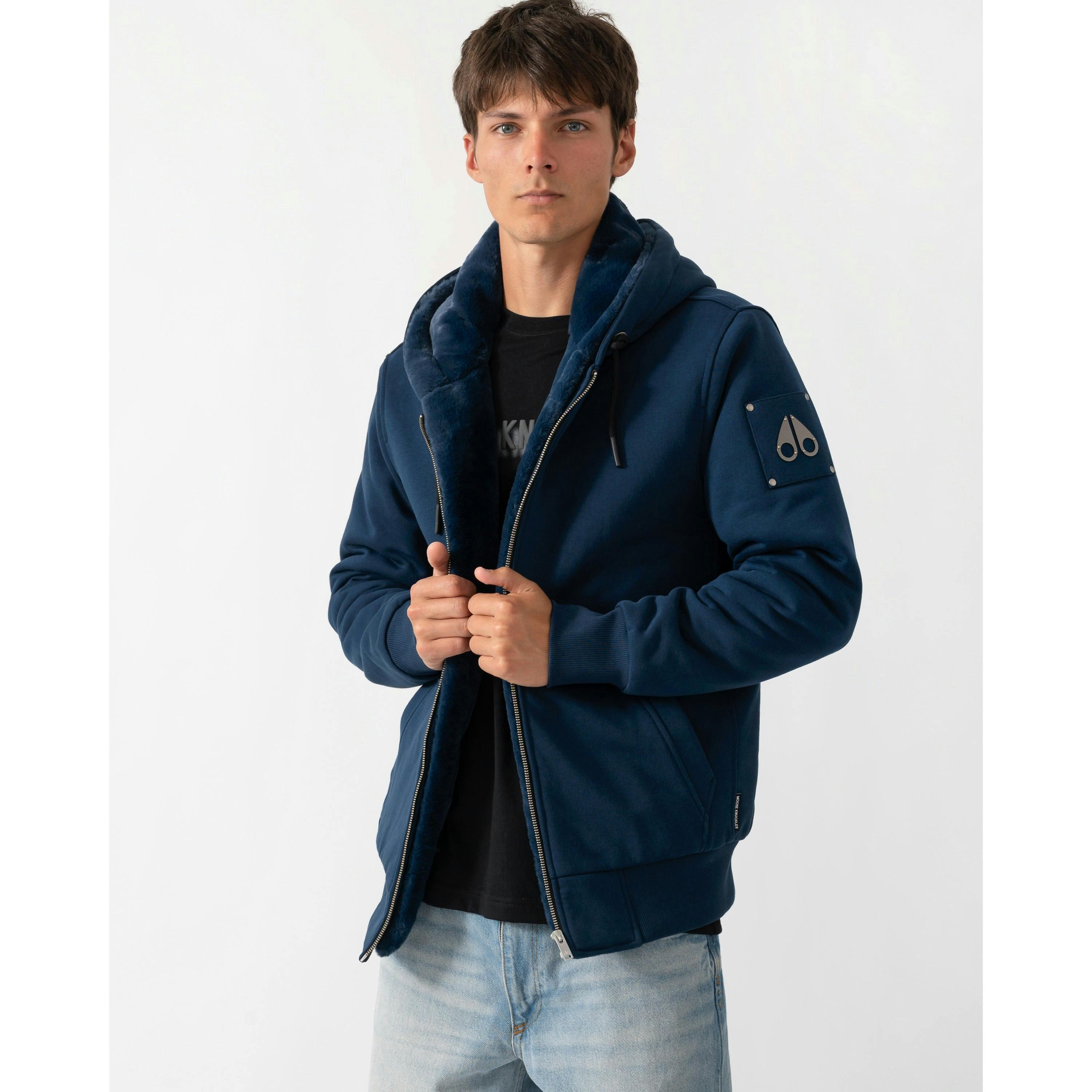 Moose Knuckles Sweatshirt  in Blue , view 4 of 6