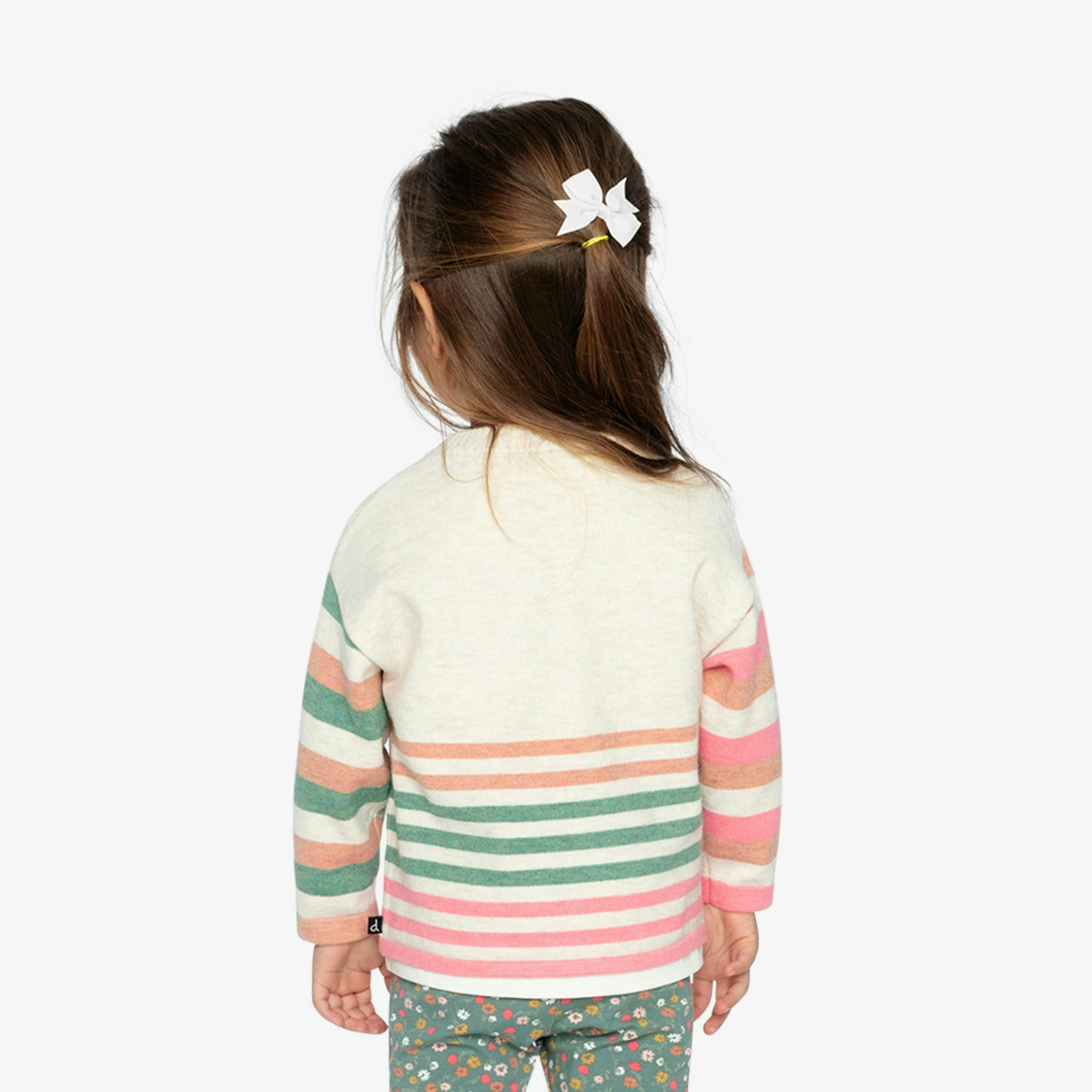 Knitted Stripe Sweater Off-White , view 6 of 6