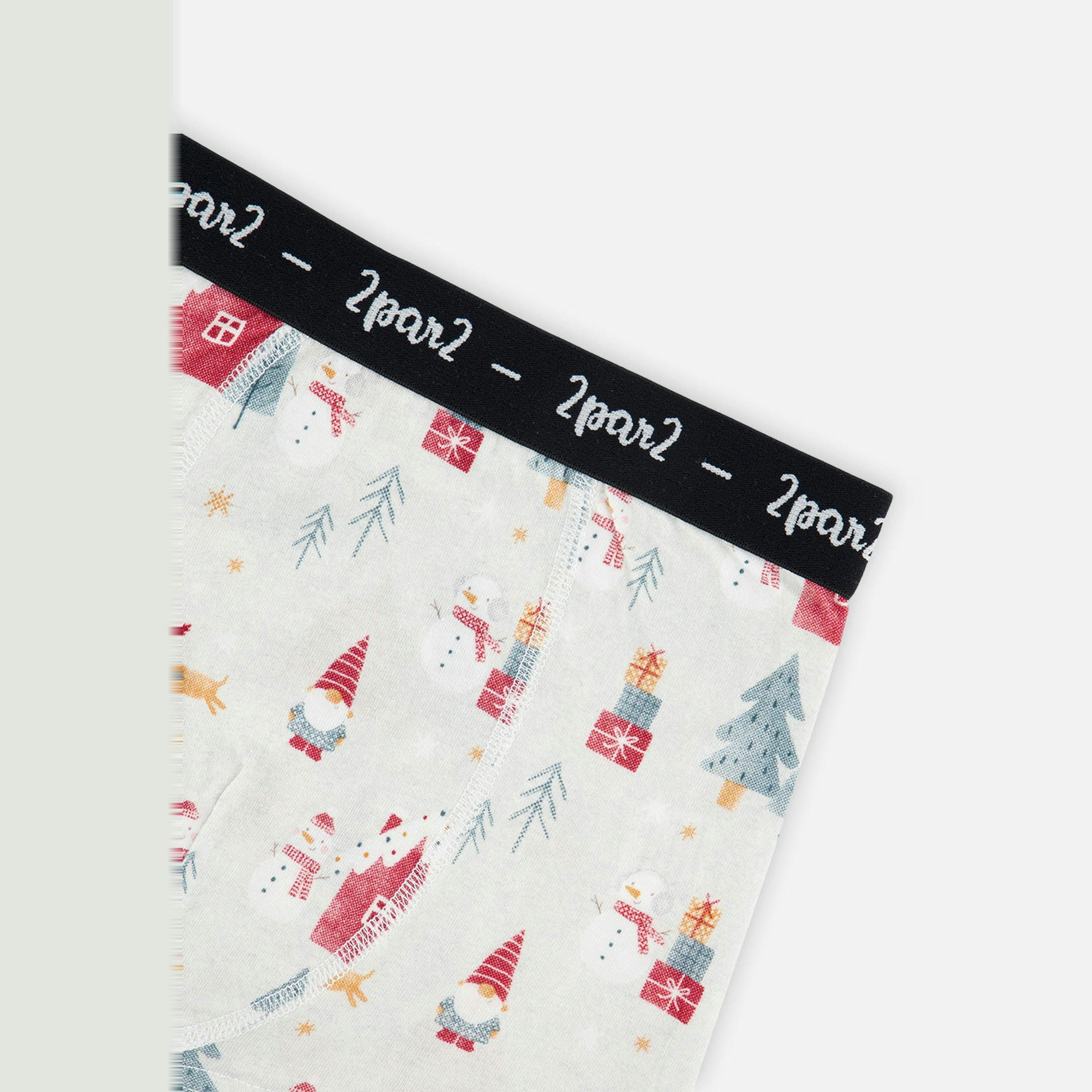 Boxer Pack Of 3 Holiday Prints , view 3 of 4