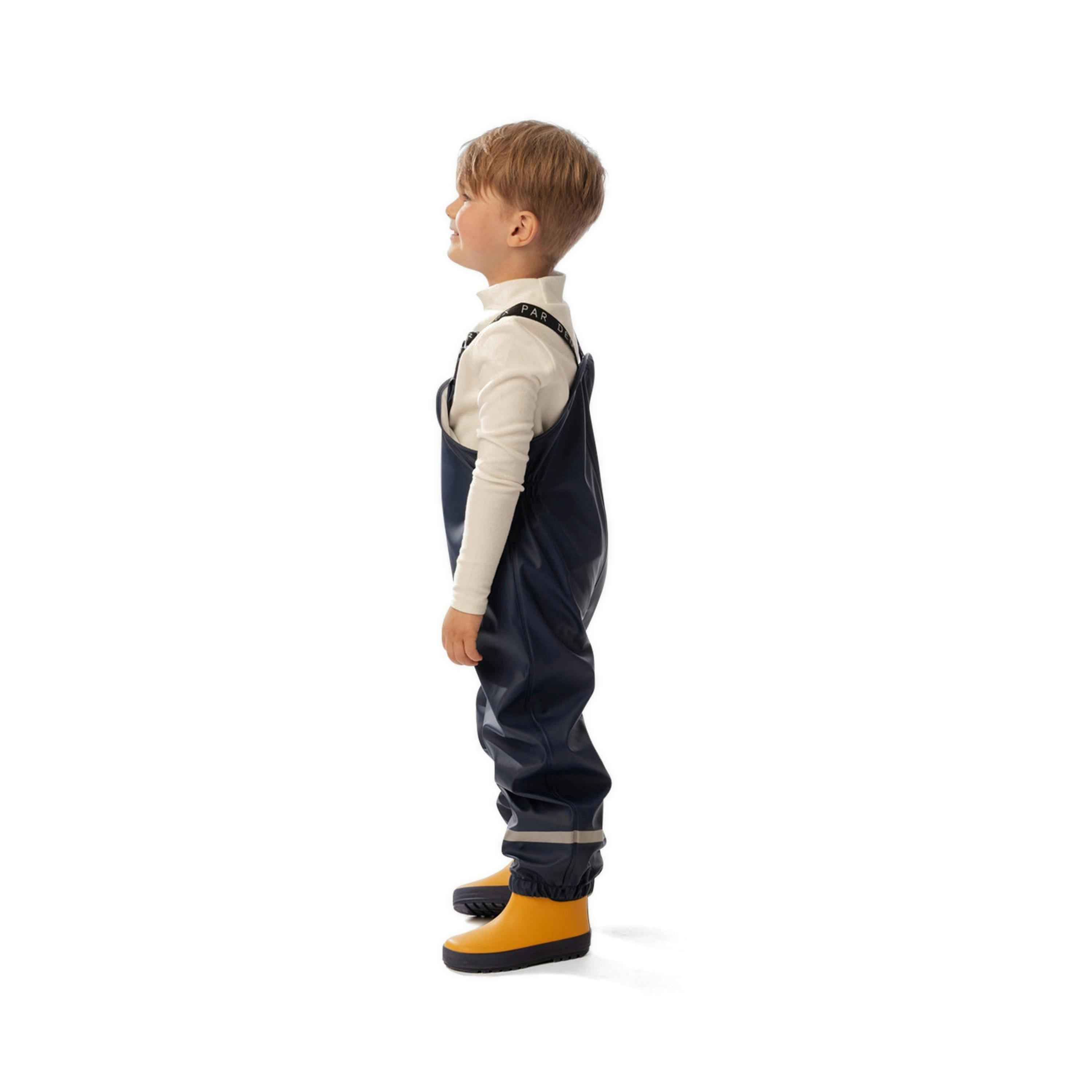 Rain Overalls Dark Blue , view 2 of 6