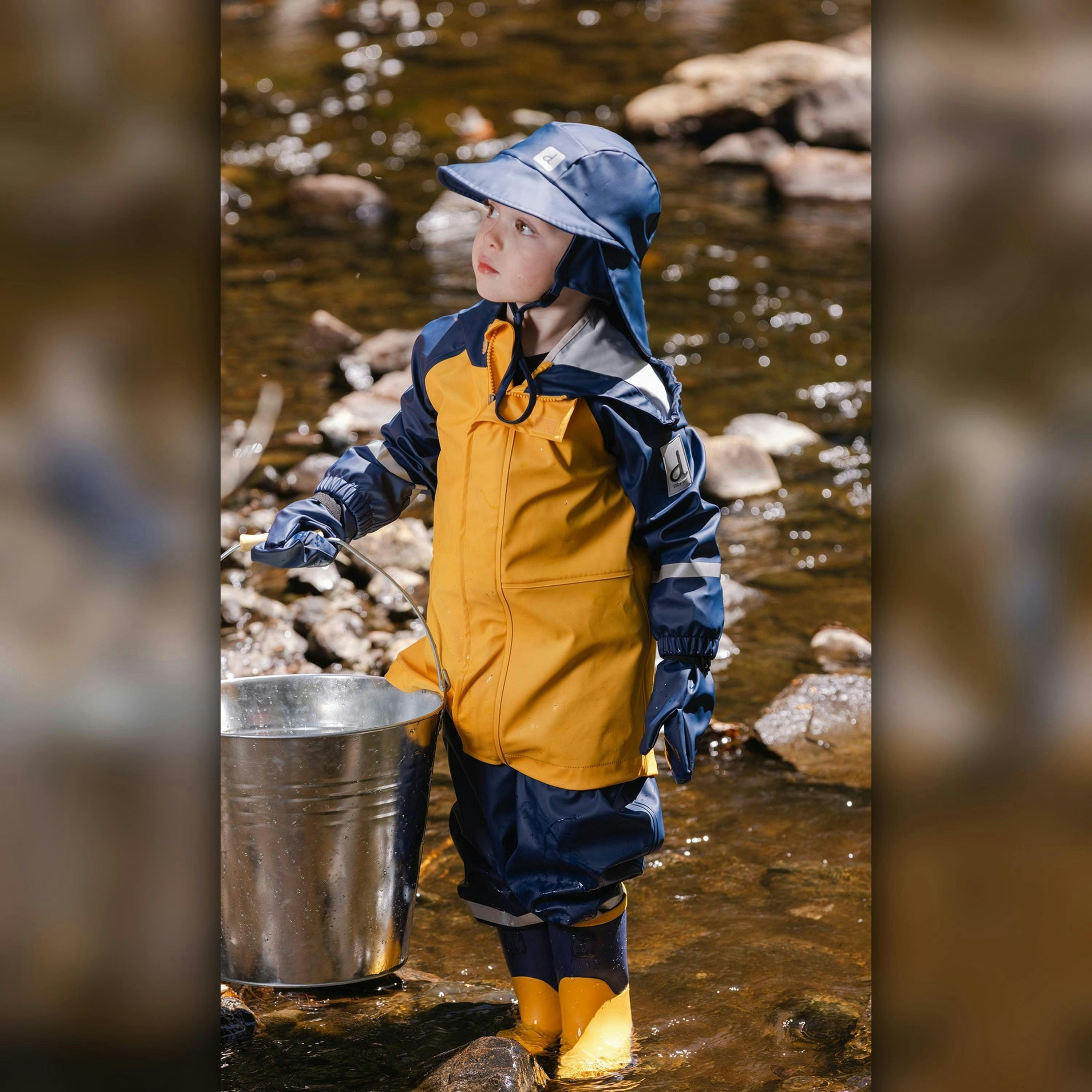 Rain Overalls Dark Blue , view 6 of 6