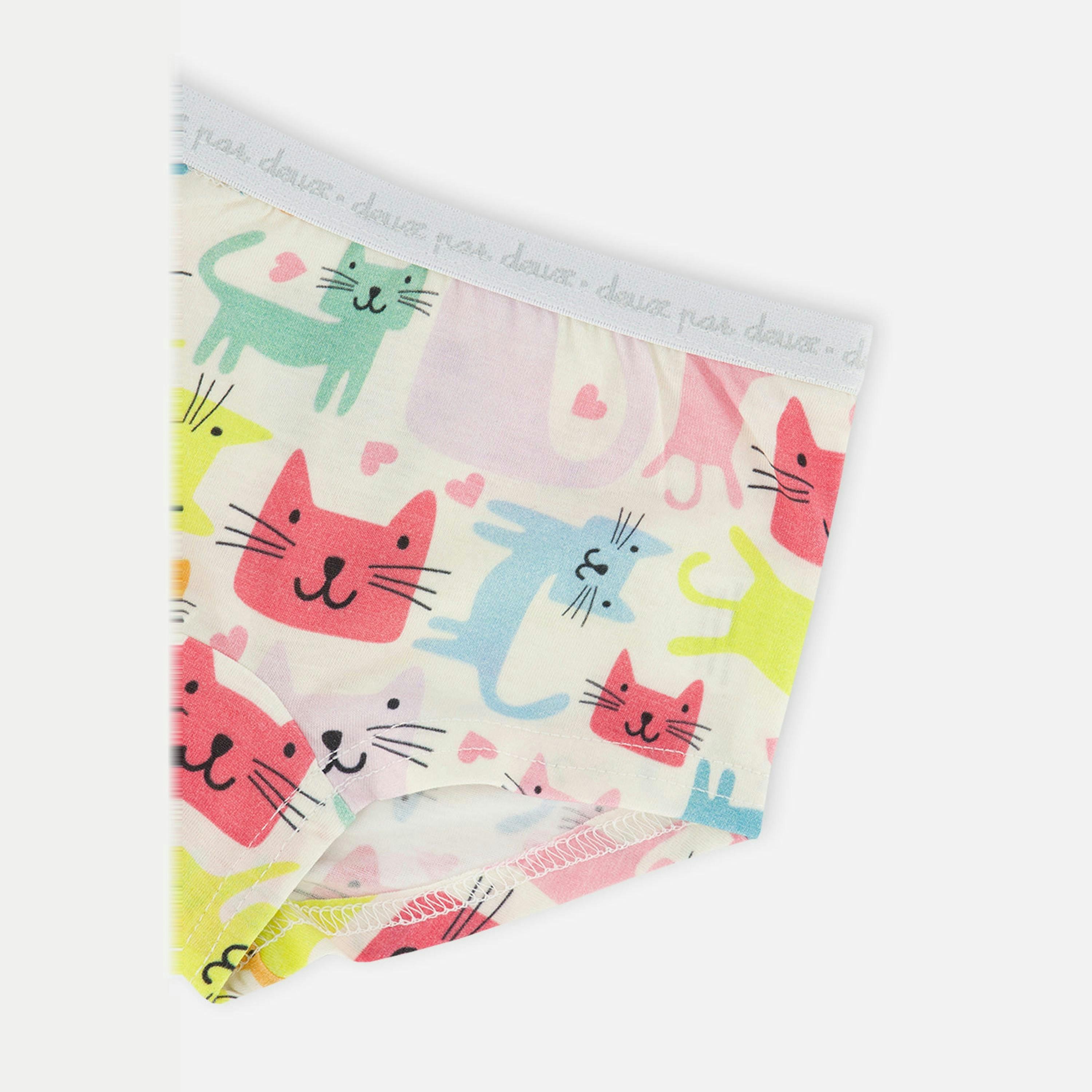 Boyshort Panty Pack Of 3 Feminine Prints , view 2 of 4