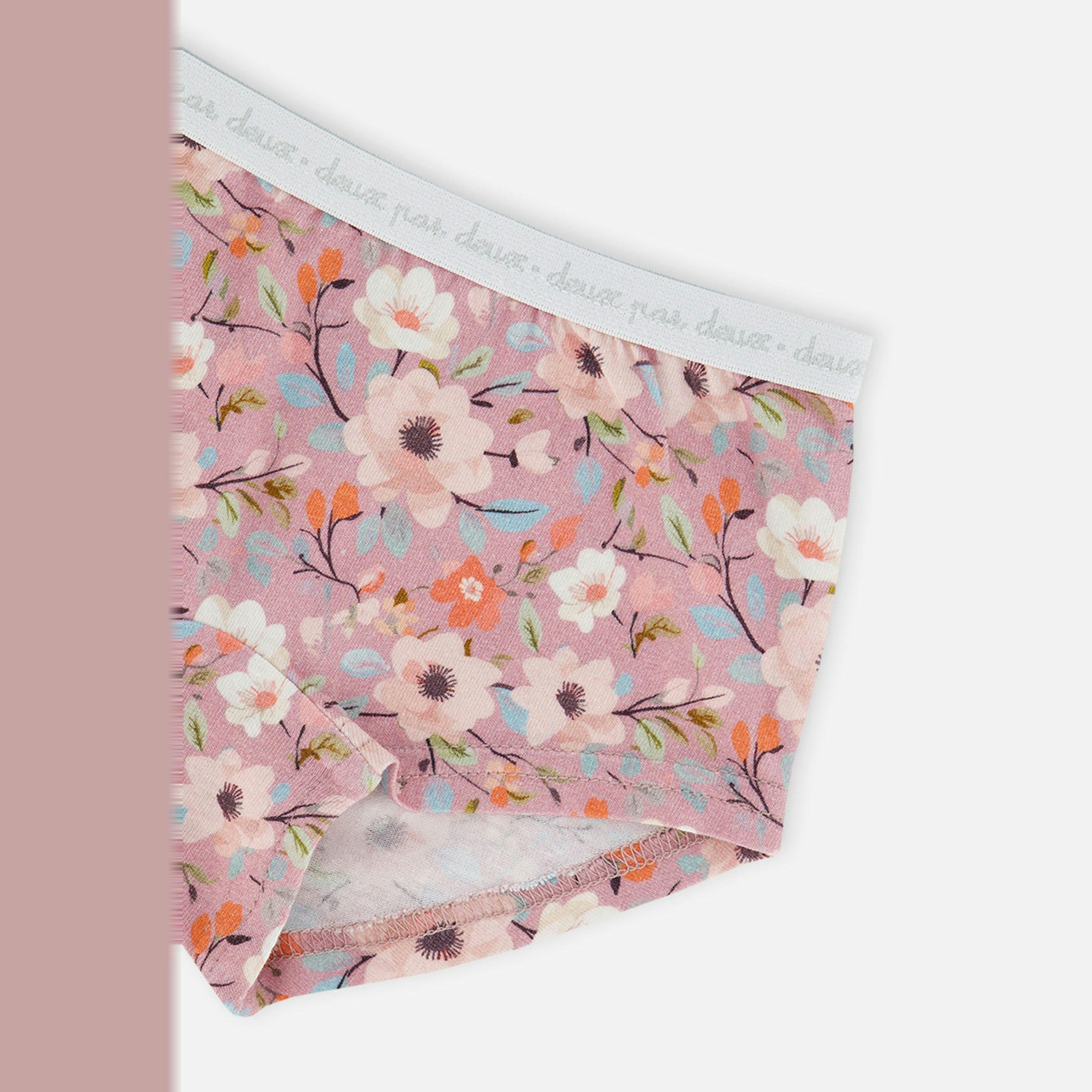 Boyshort Panty Pack Of 3 Feminine Prints , view 3 of 4