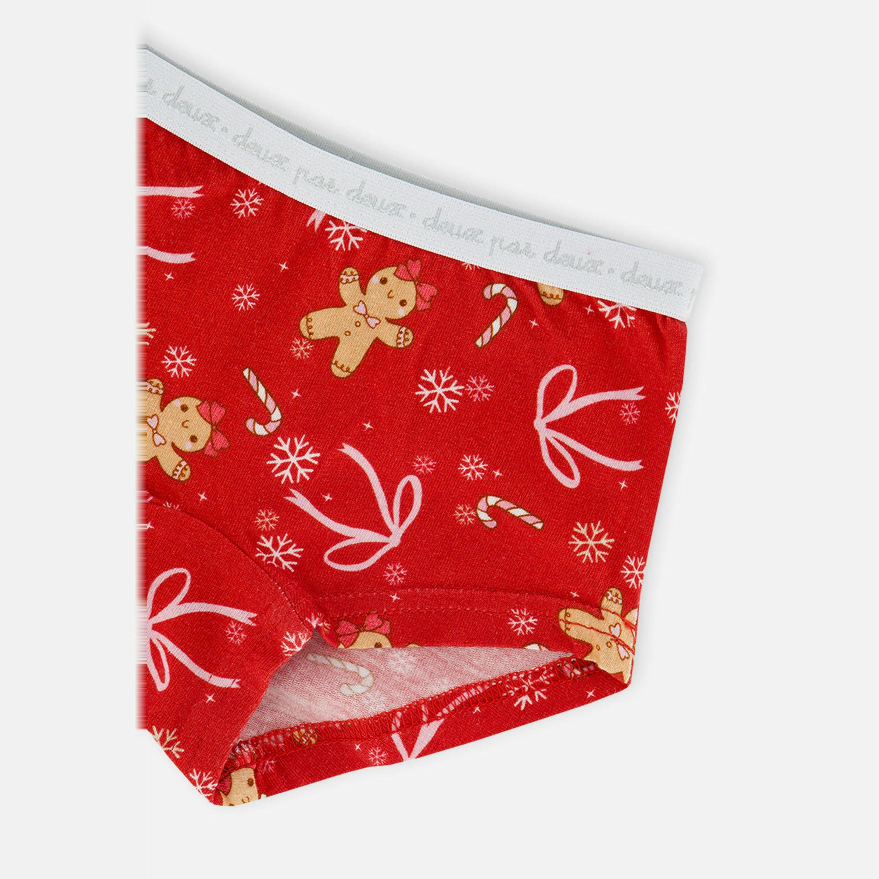 Boyshort Panty Pack Of 3 Holiday Prints , view 4 of 4