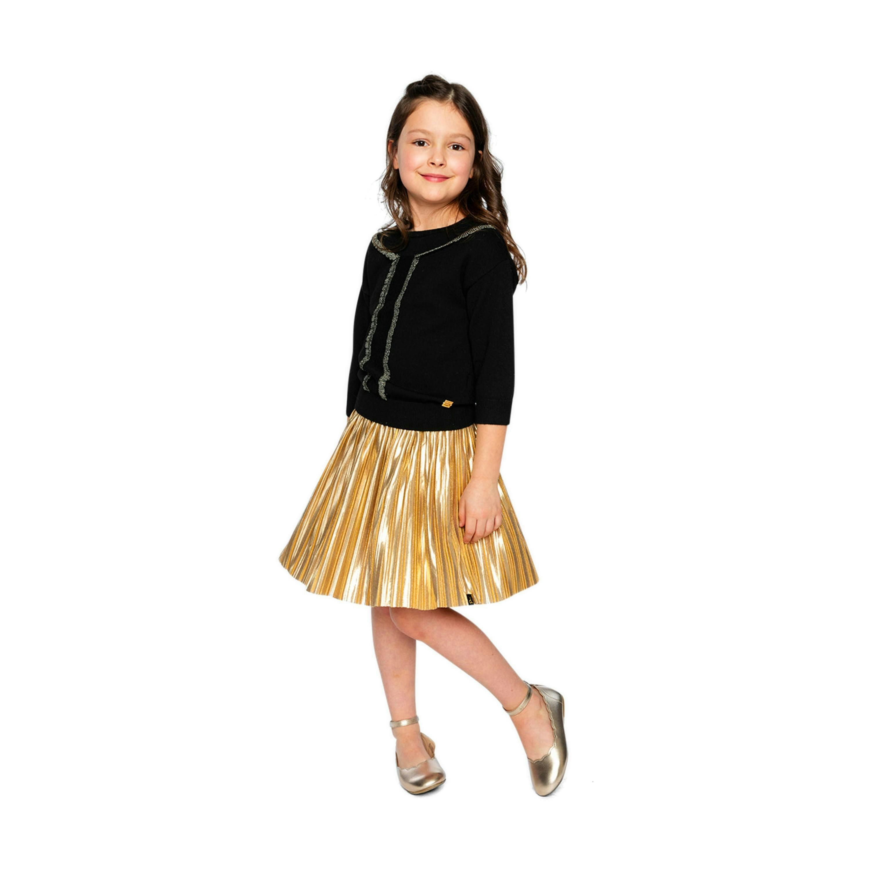 Knitted Sweater Black And Gold , view 6 of 6