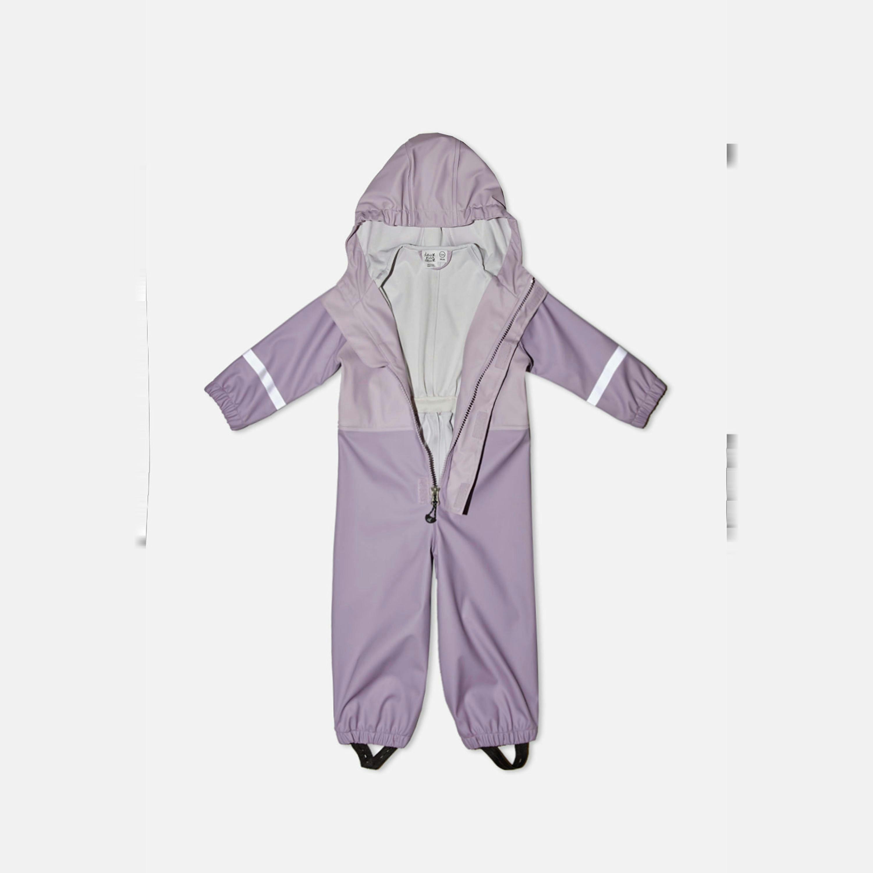 Baby Rain One Piece Mauve , view 2 of 4