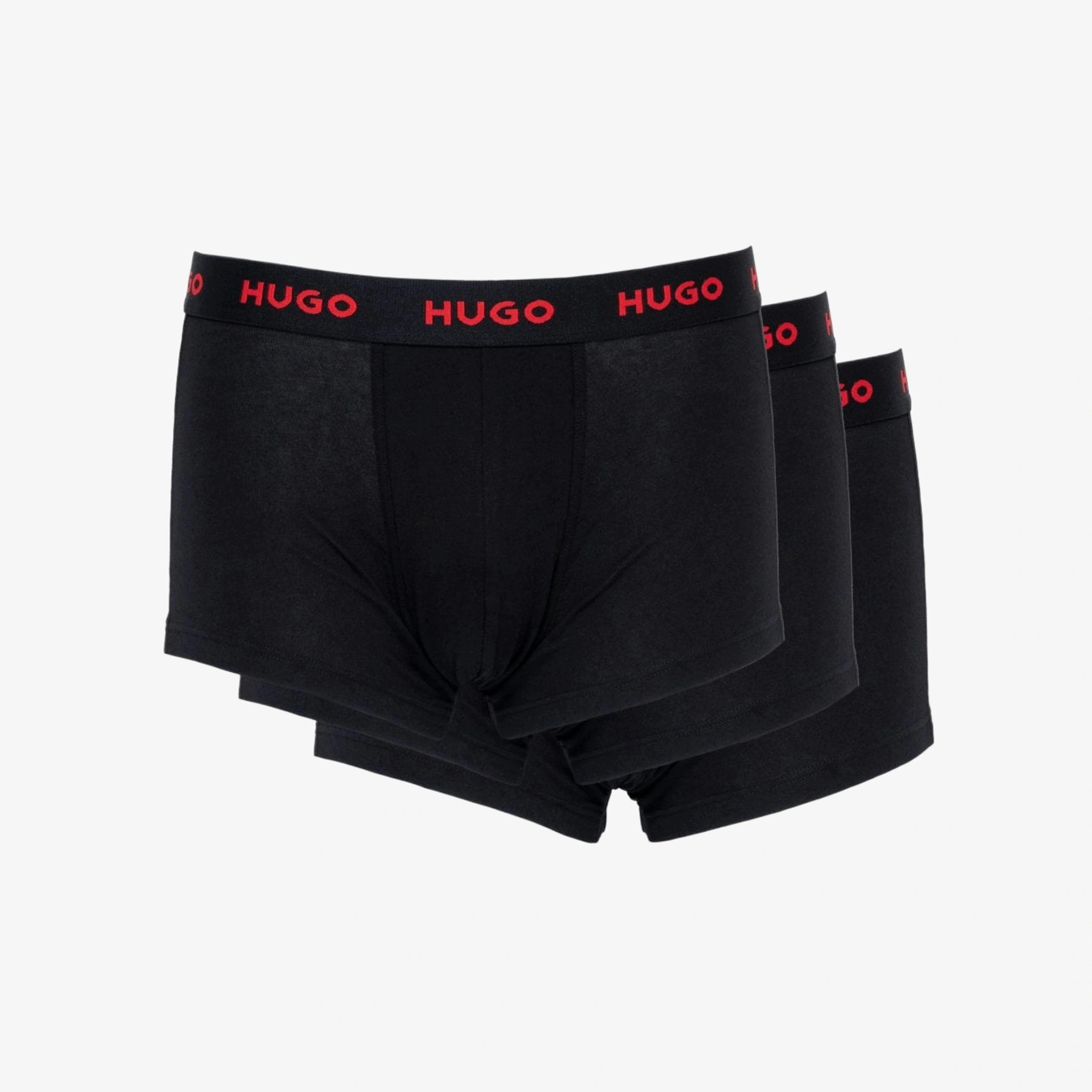 Hugo Boss Coloured Waistbands Trunks  in Black , view 1 of 2