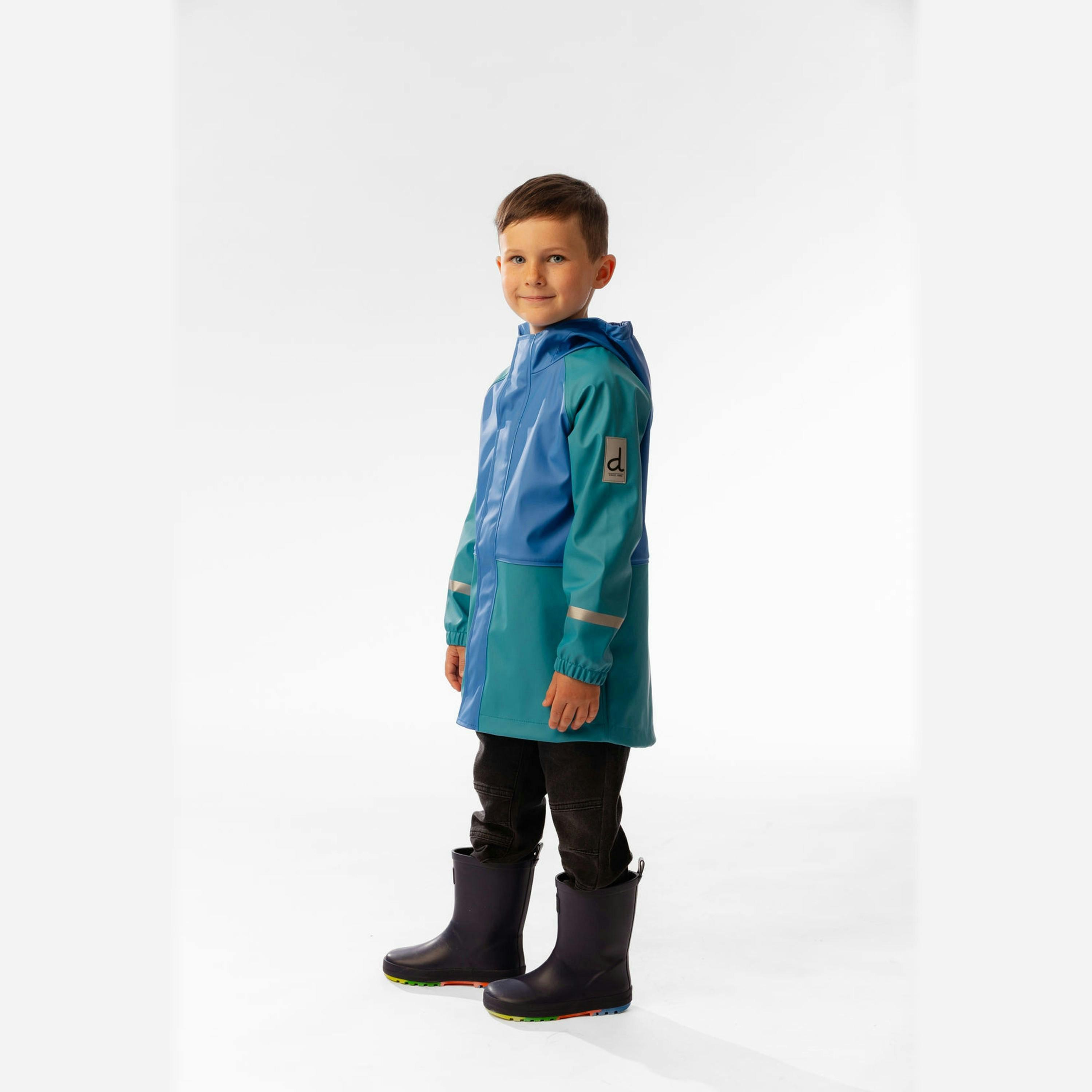 Rain Jacket Dark Turquoise , view 4 of 6