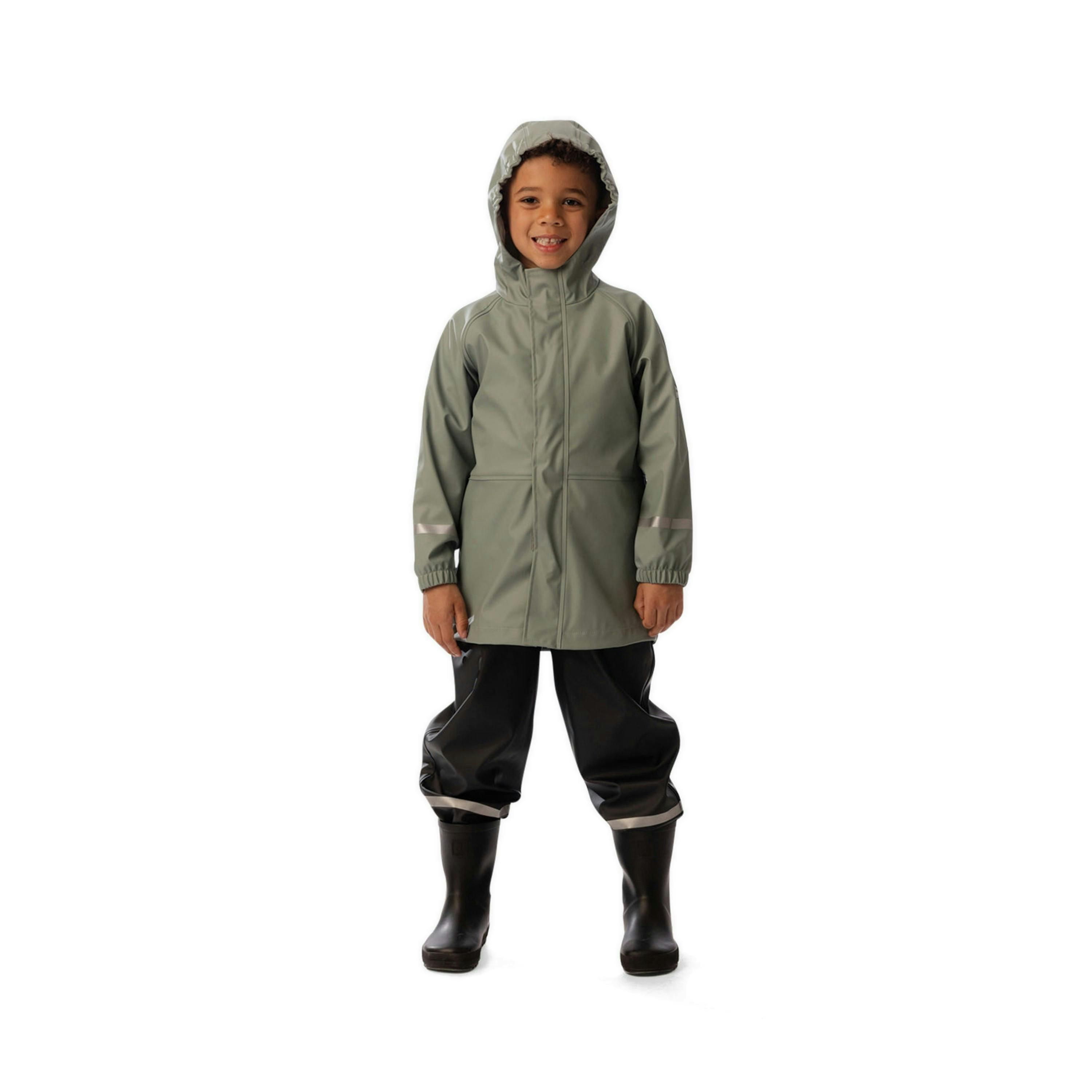 Rain Jacket Sage Green , view 2 of 6