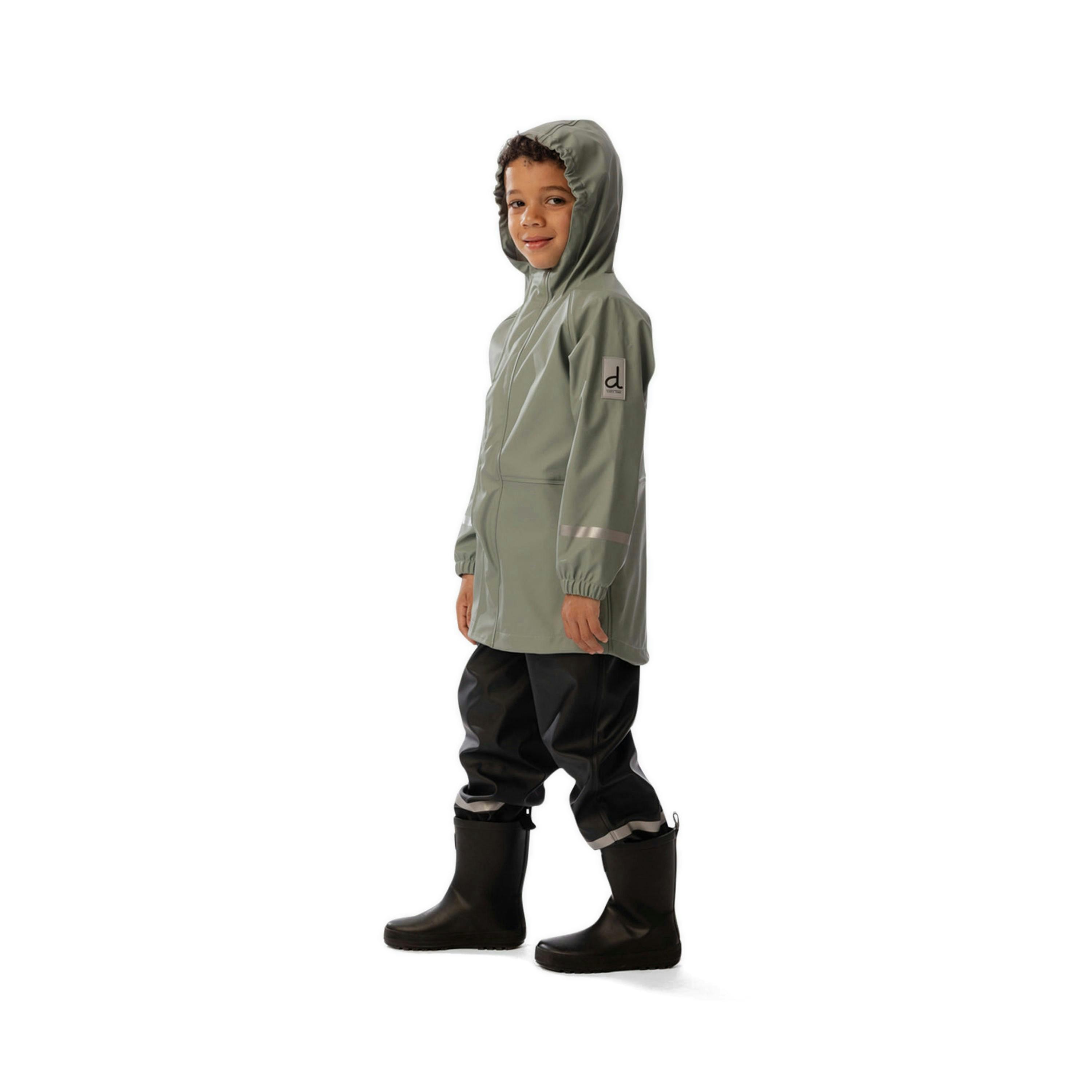 Rain Jacket Sage Green , view 4 of 6