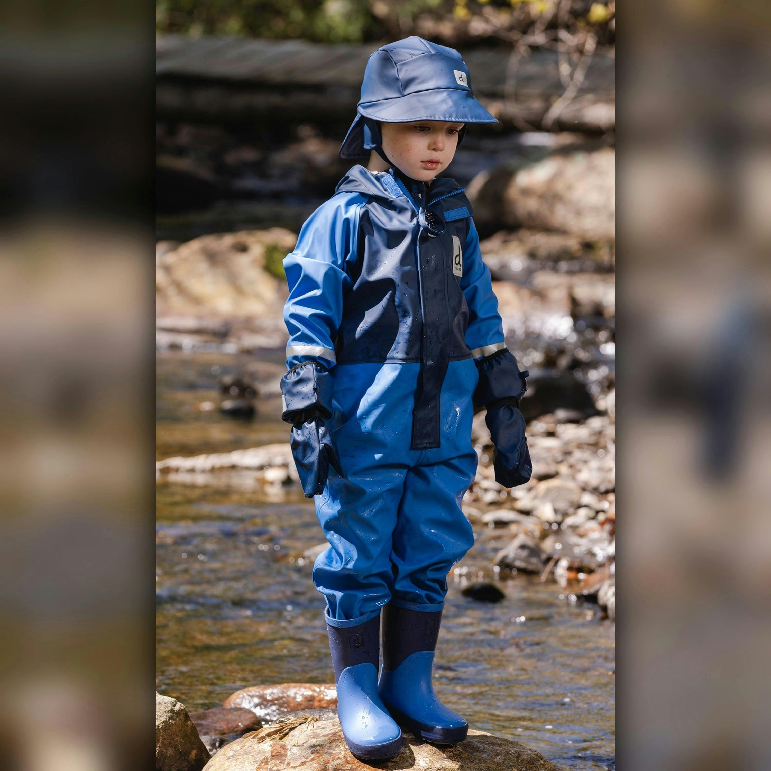 Rain One Piece Blue , view 2 of 6