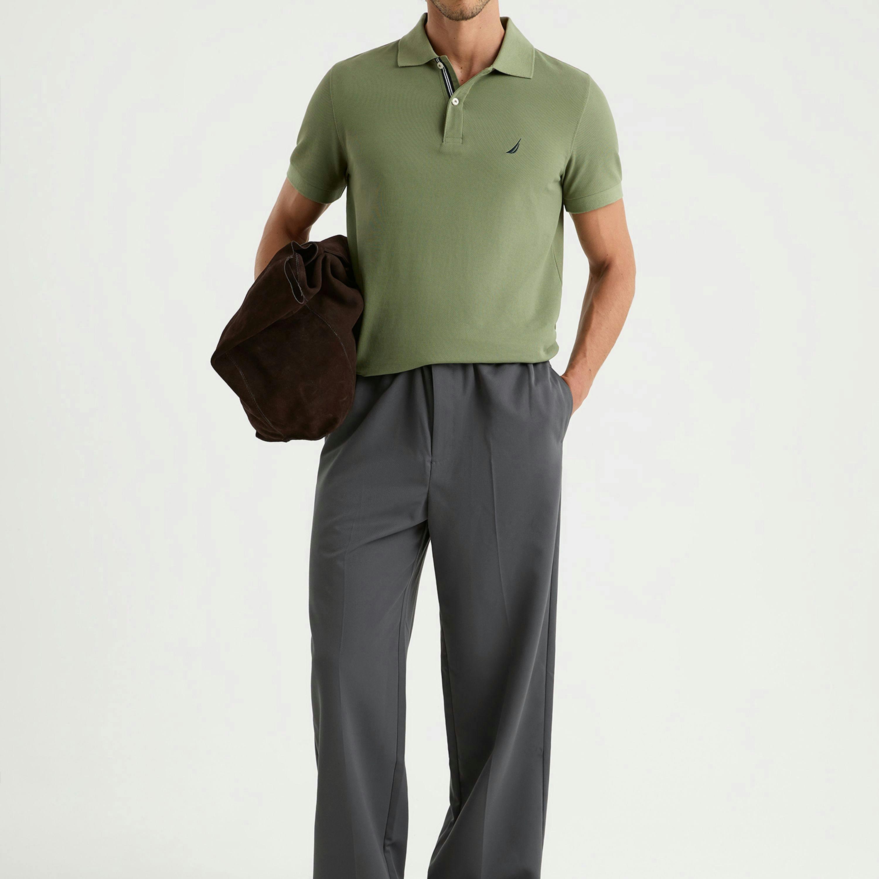 Cast Polo Shirt - Olive , view 4 of 4