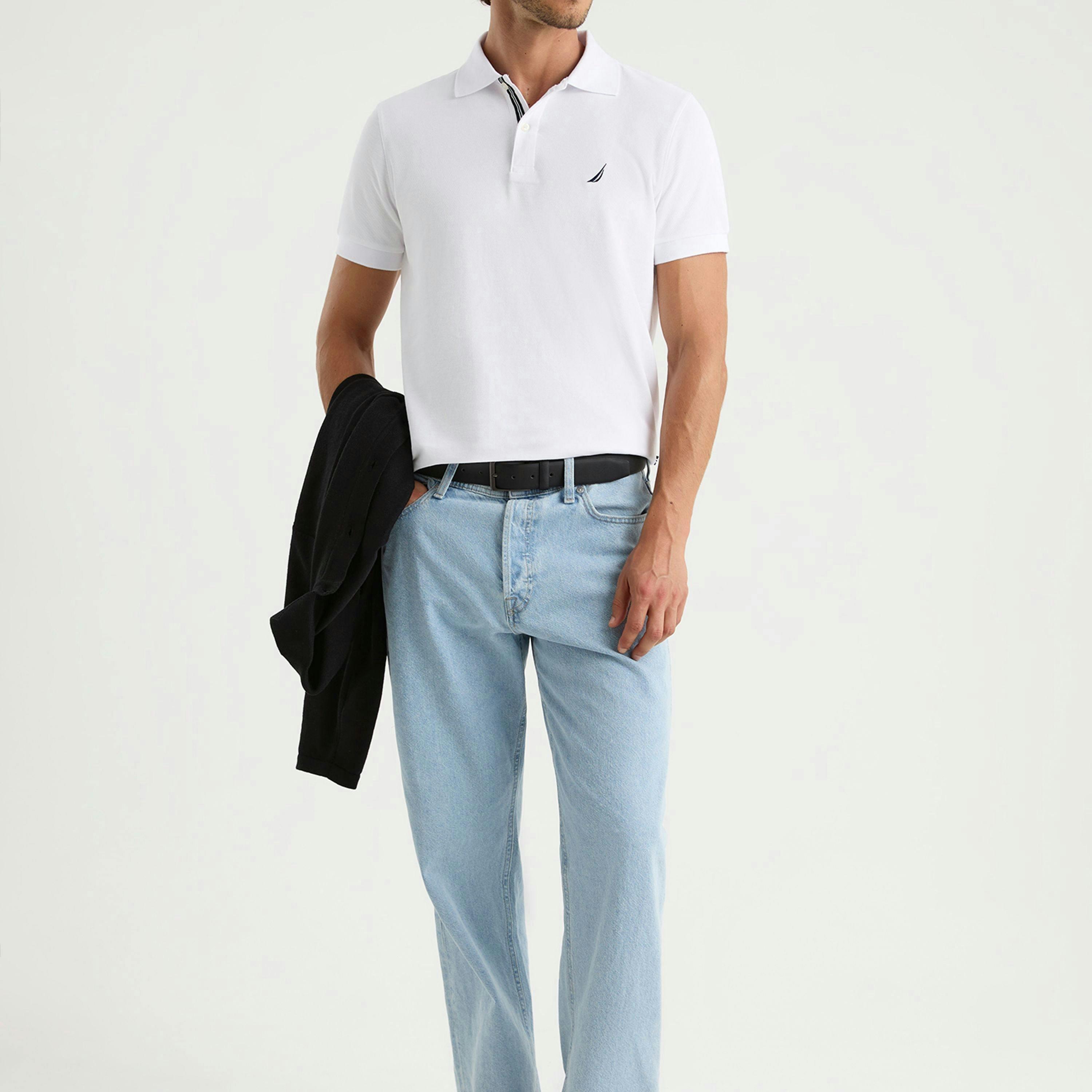 Cast Polo Shirt - White , view 4 of 4