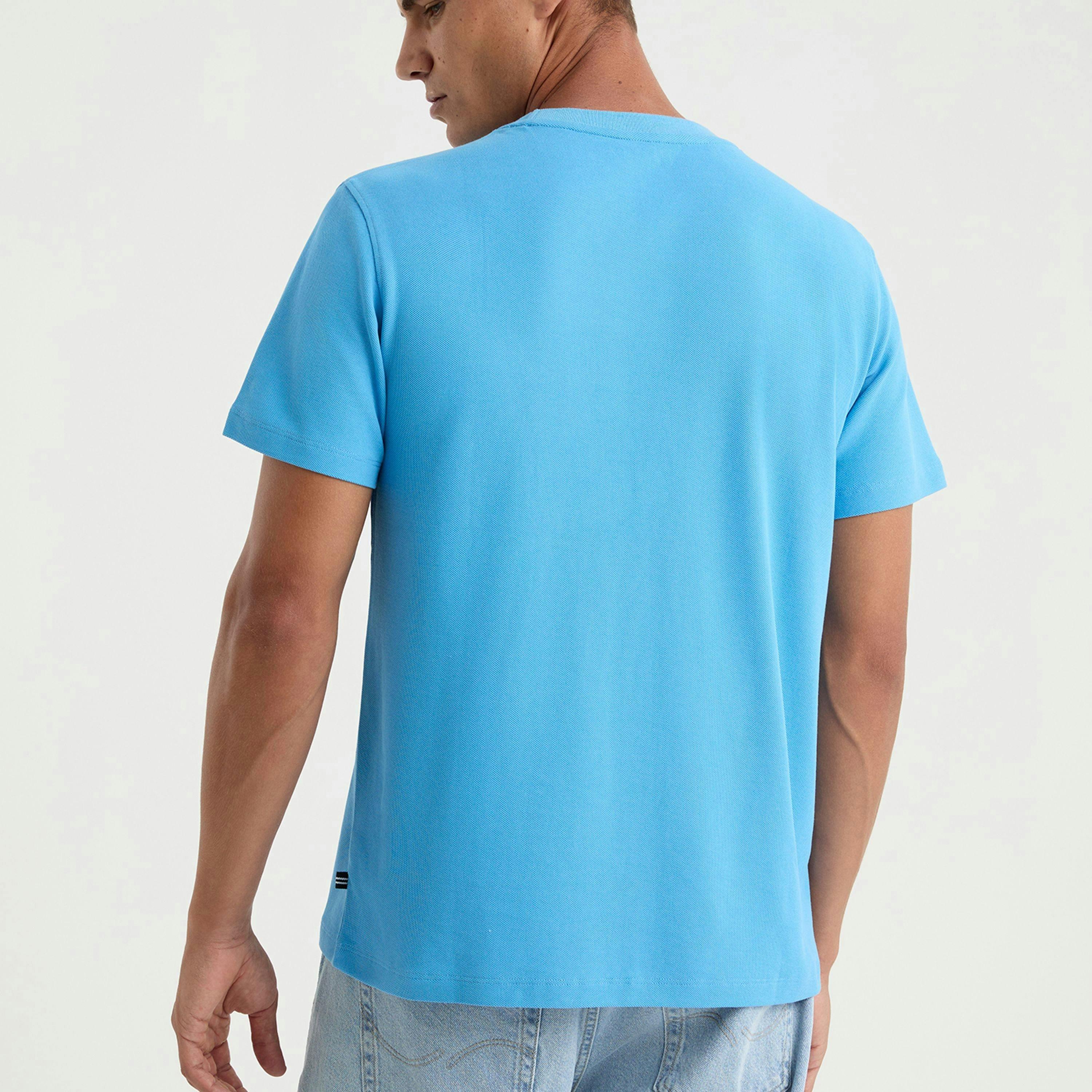 Starboard T-Shirt - Azure Blue , view 2 of 4