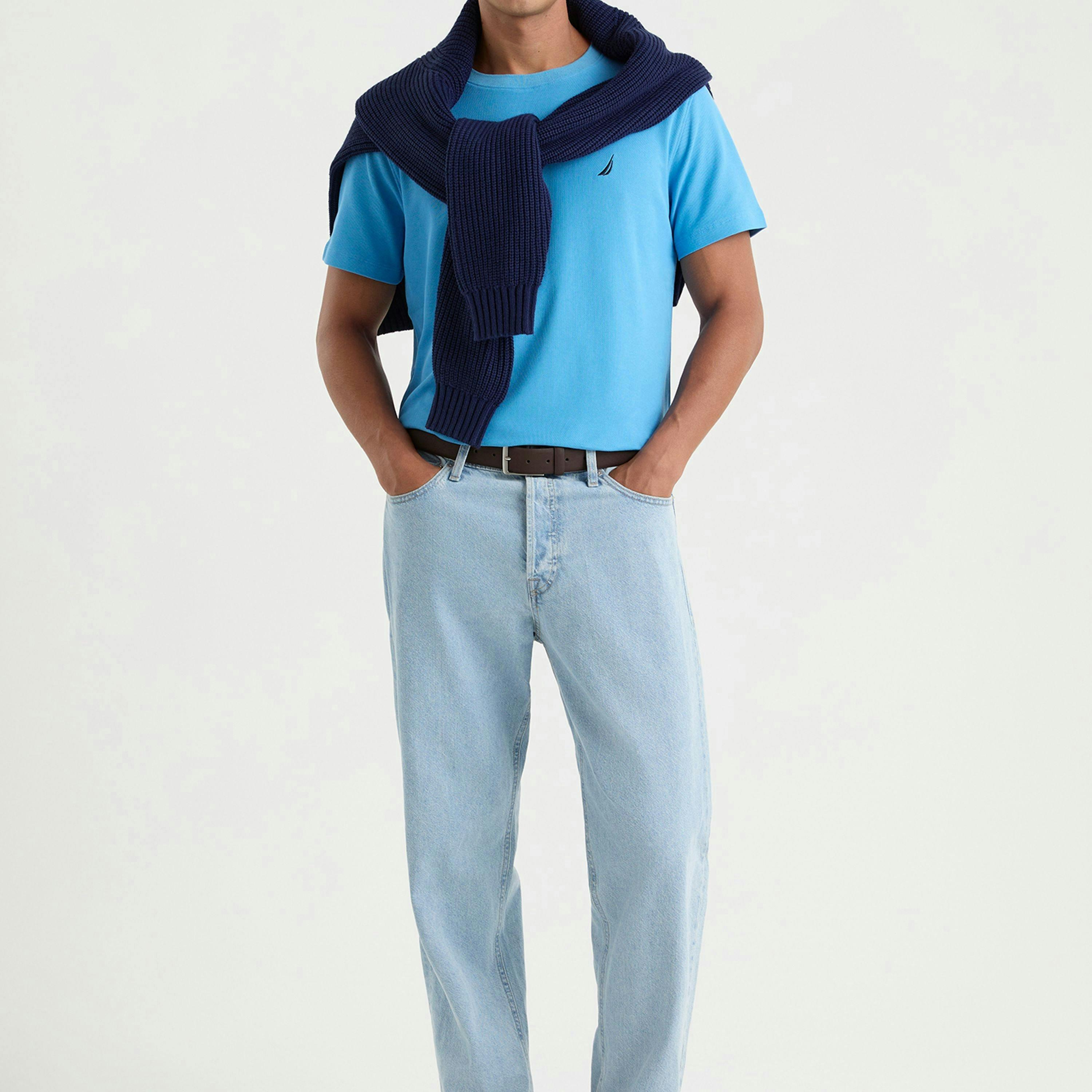 Starboard T-Shirt - Azure Blue , view 4 of 4