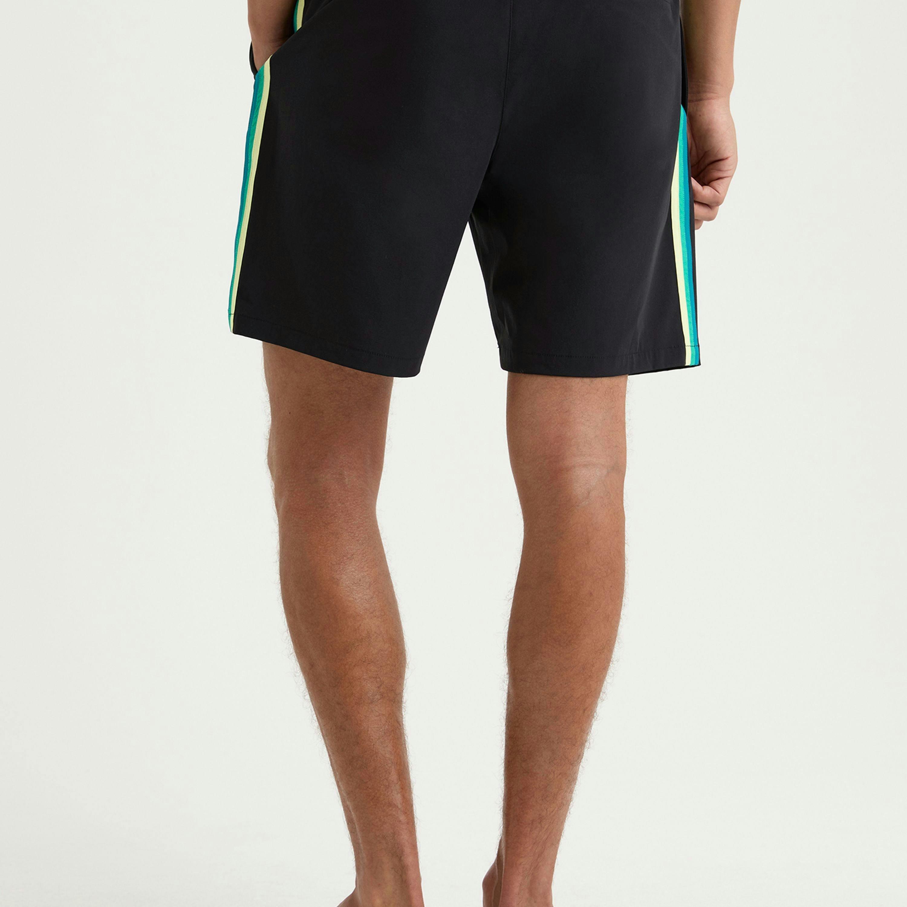 Ribbon Swim Short - Black , view 2 of 4