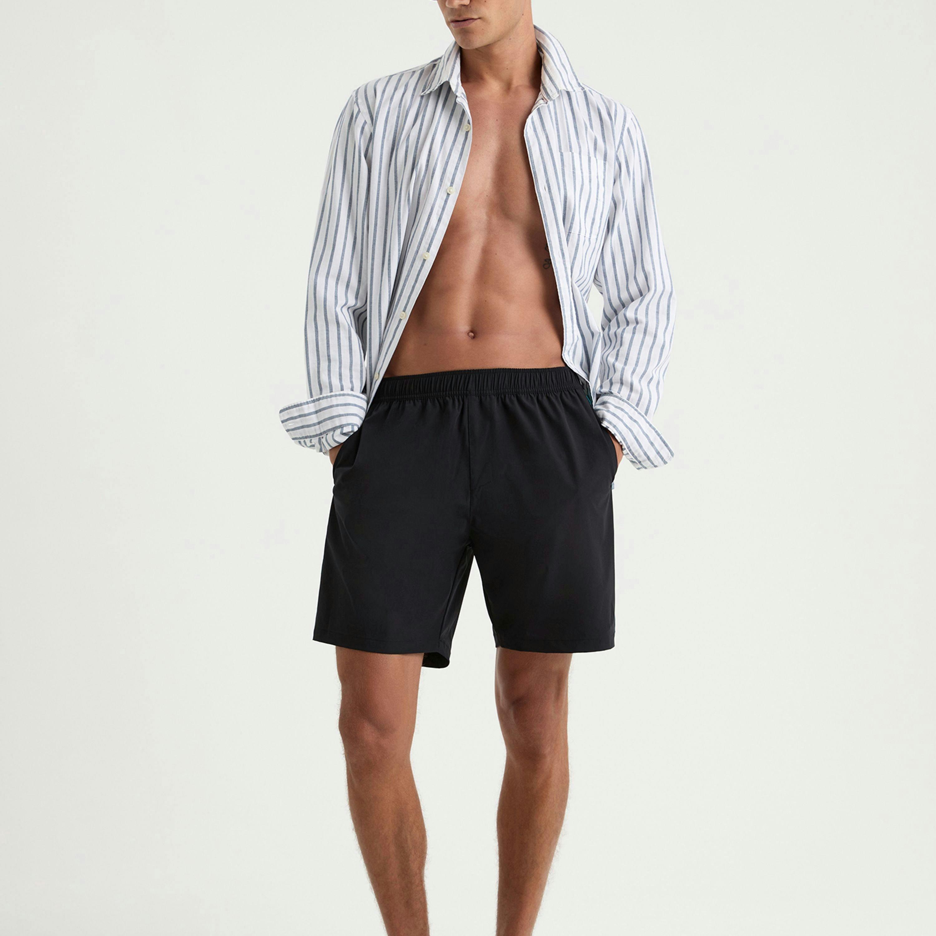 Ribbon Swim Short - Black , view 4 of 4