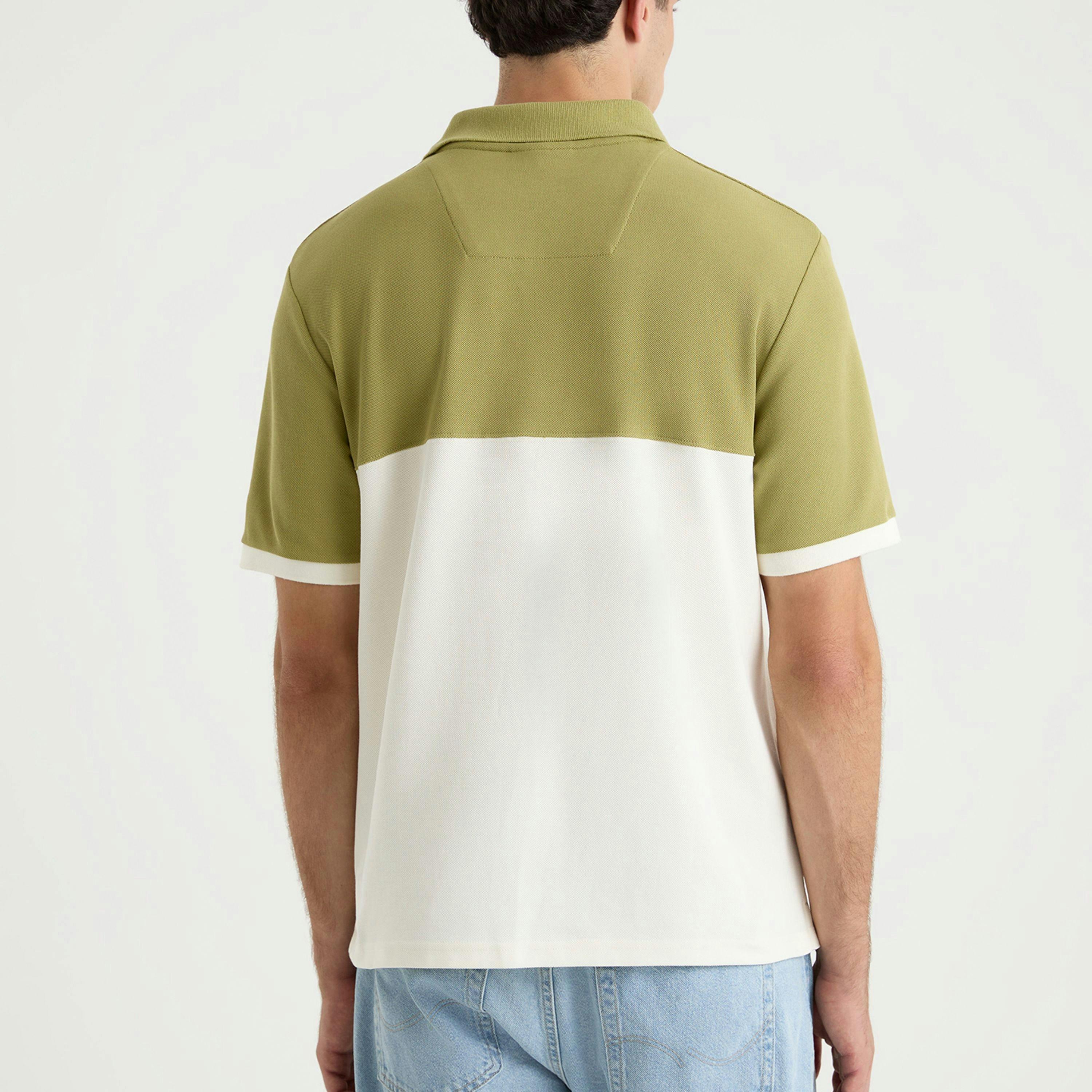Stellan Polo Shirt - Olive , view 2 of 4