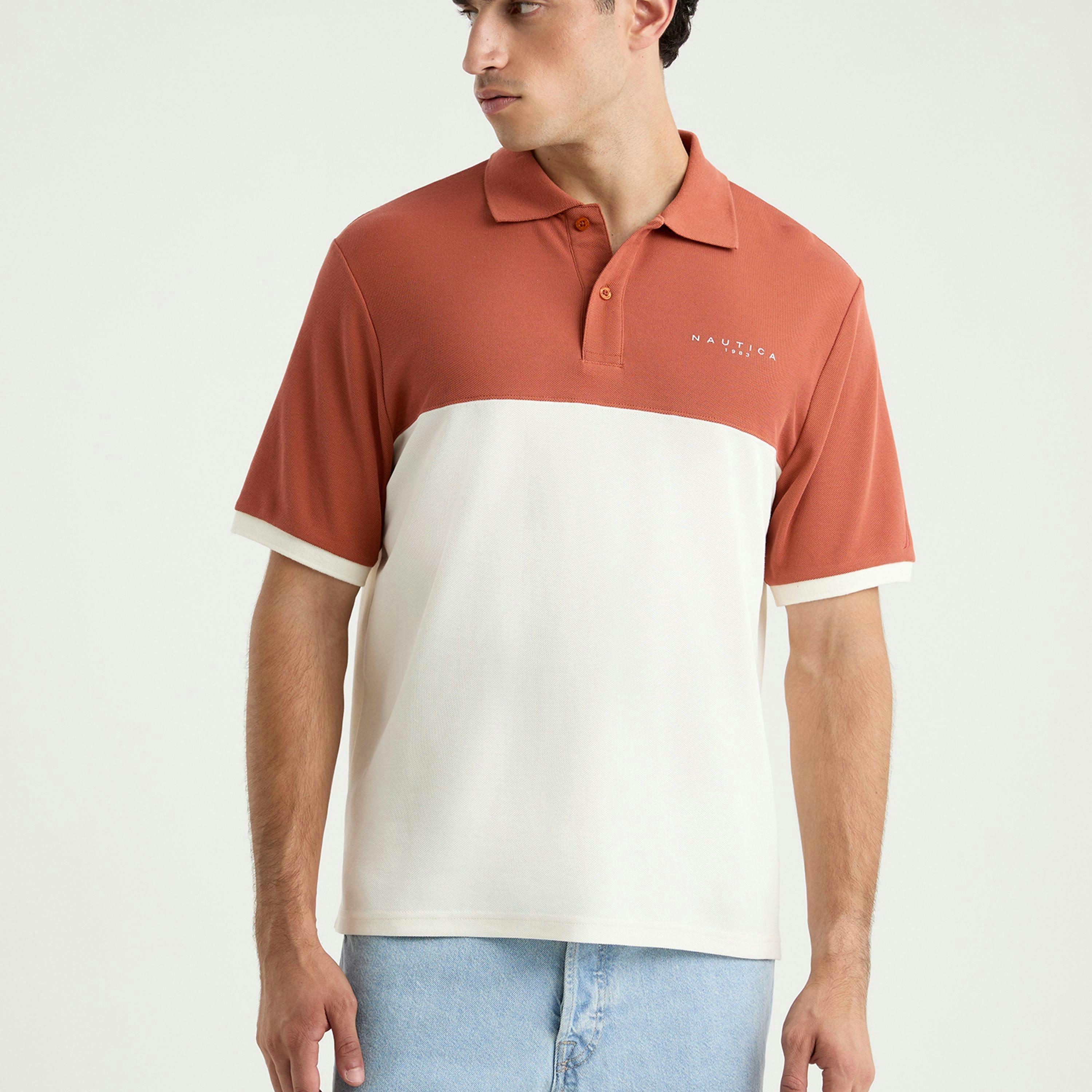 Stellan Polo Shirt - Terracotta , view 1 of 4