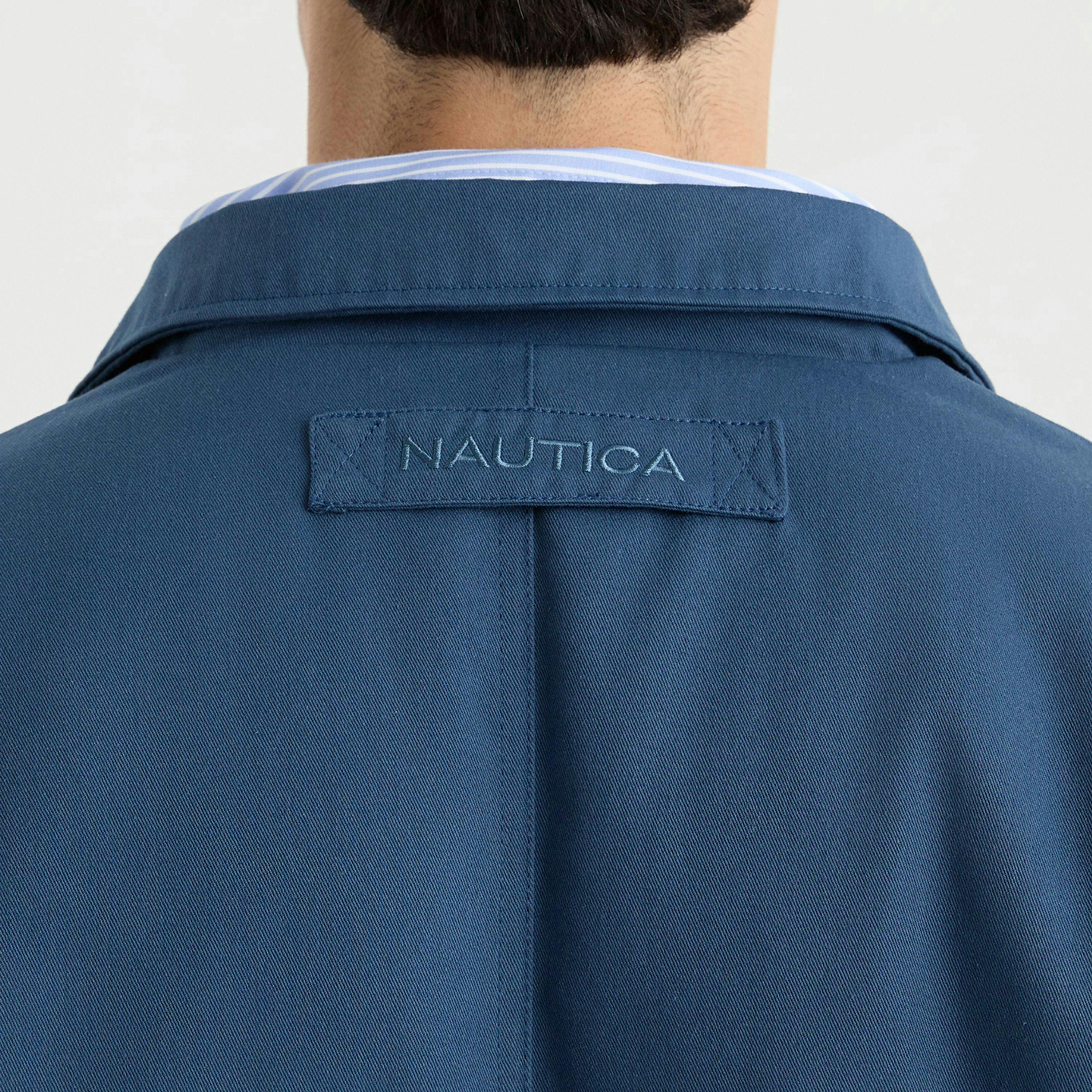 Ozzy Padded Jacket - Washed Denim , view 4 of 5