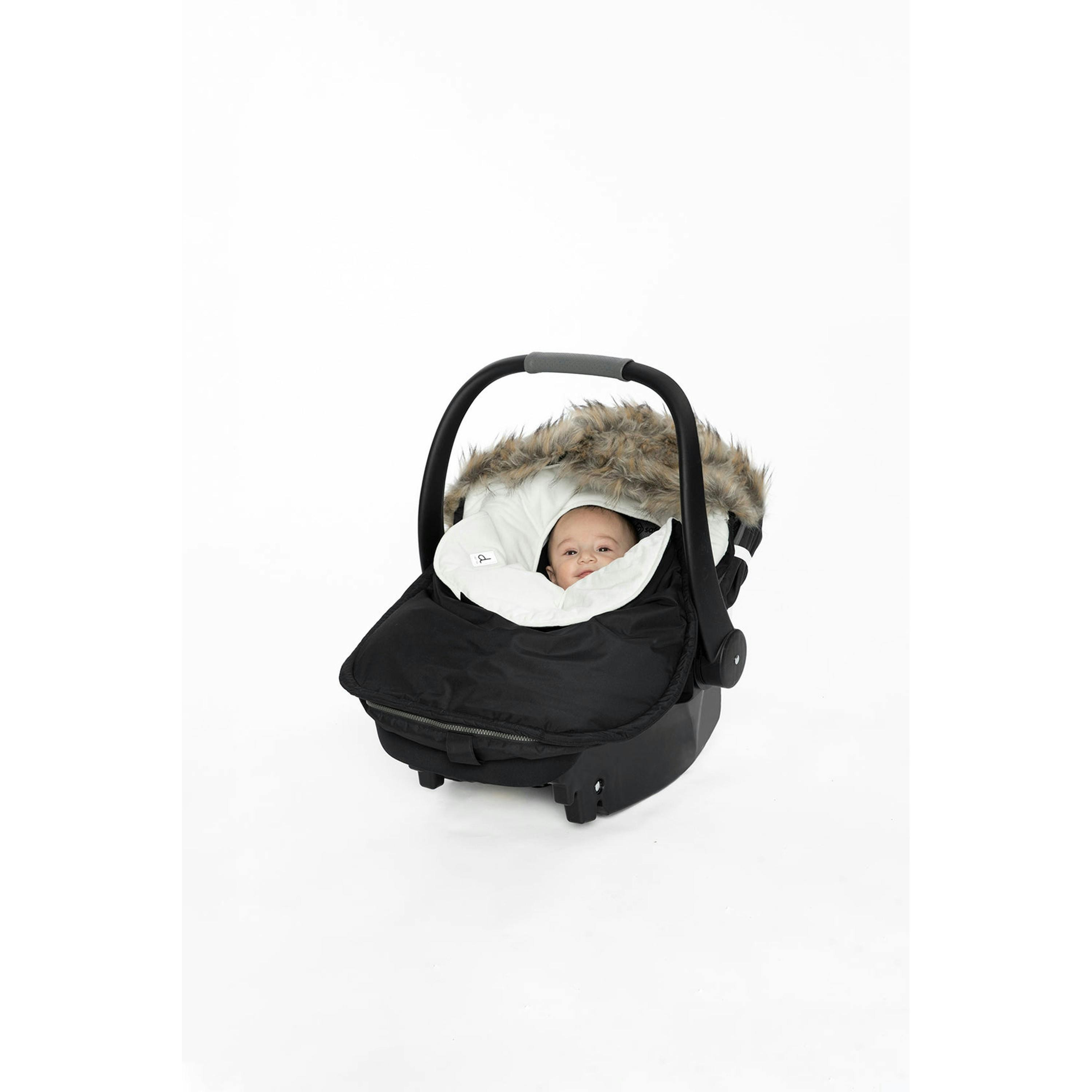 Bunting Bag For Car Seats & Strollers Black , view 2 of 6