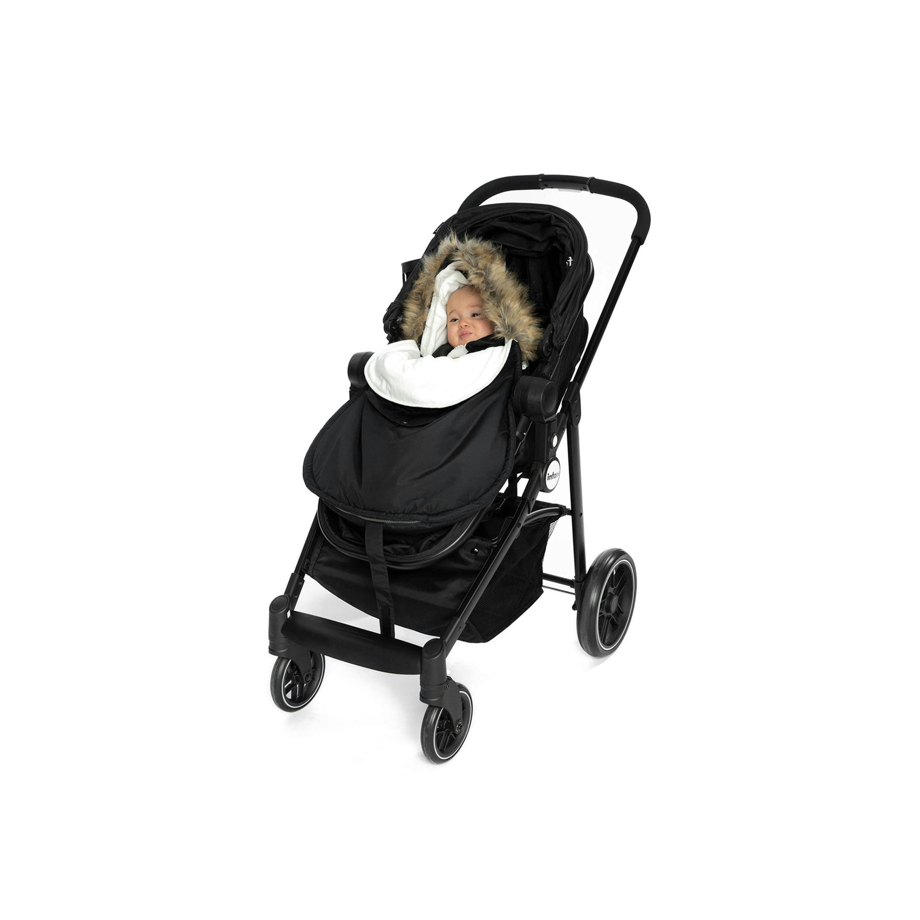 Bunting Bag For Car Seats & Strollers Black , view 3 of 6