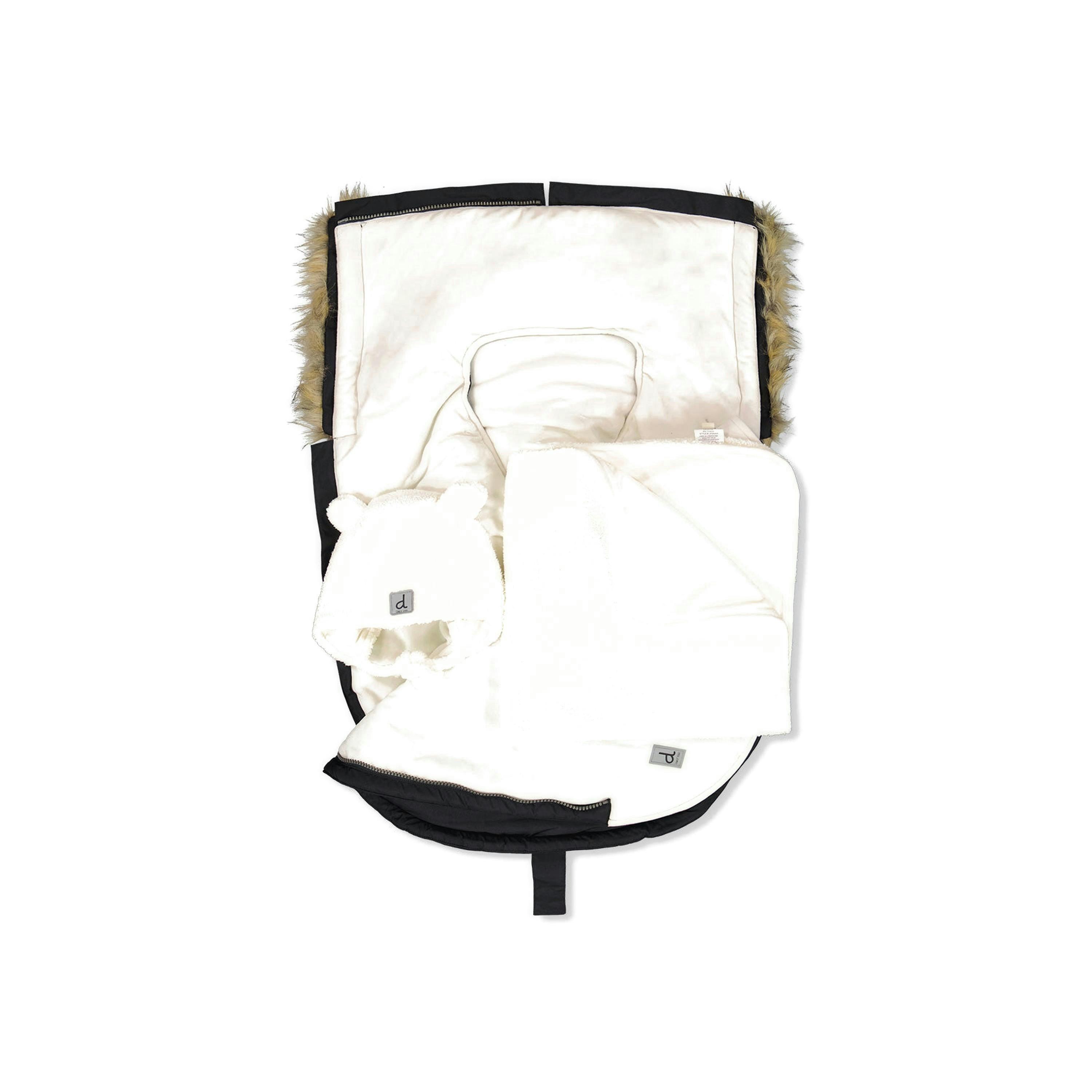 Bunting Bag For Car Seats & Strollers Black , view 5 of 6