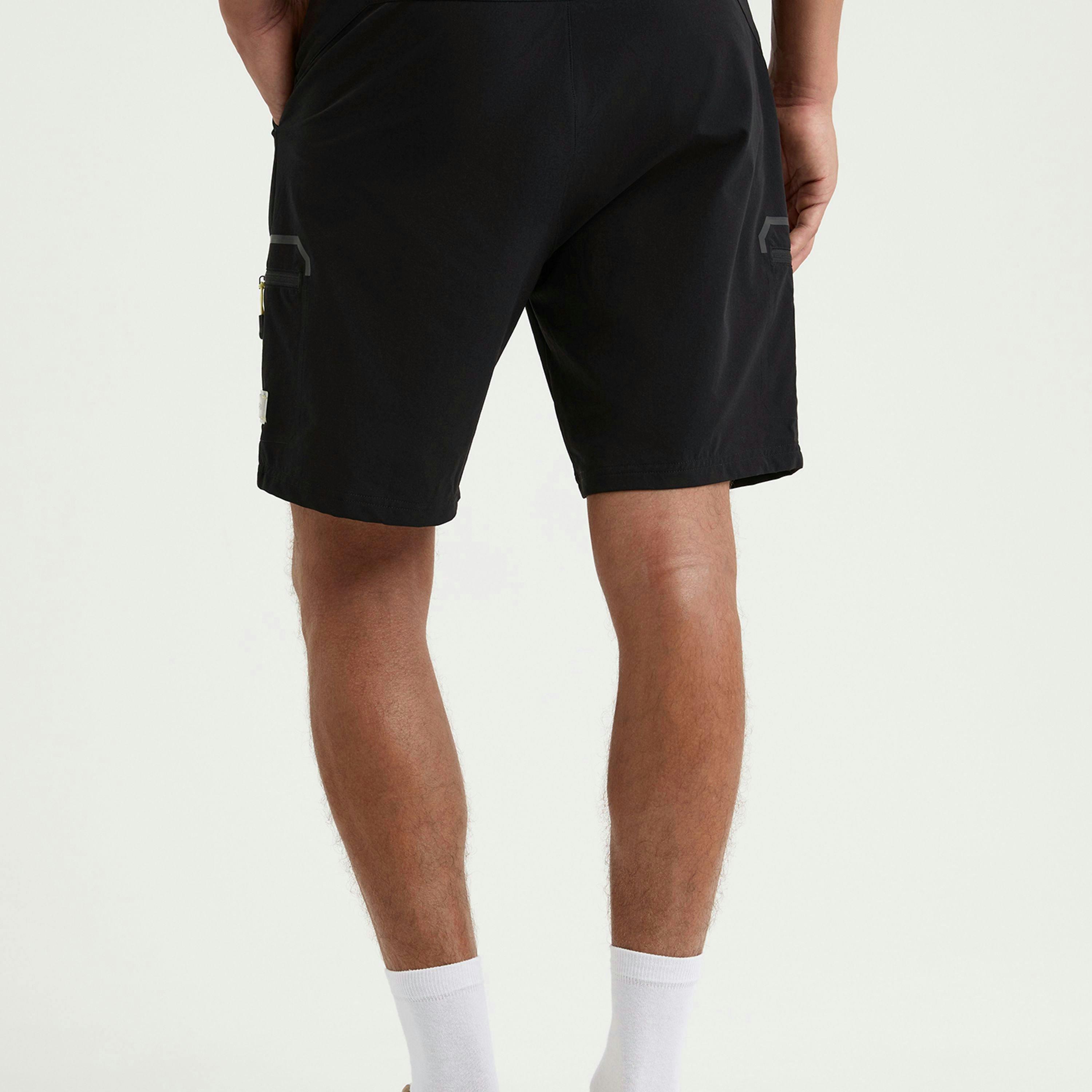 Breton Cargo Short - Black , view 2 of 4