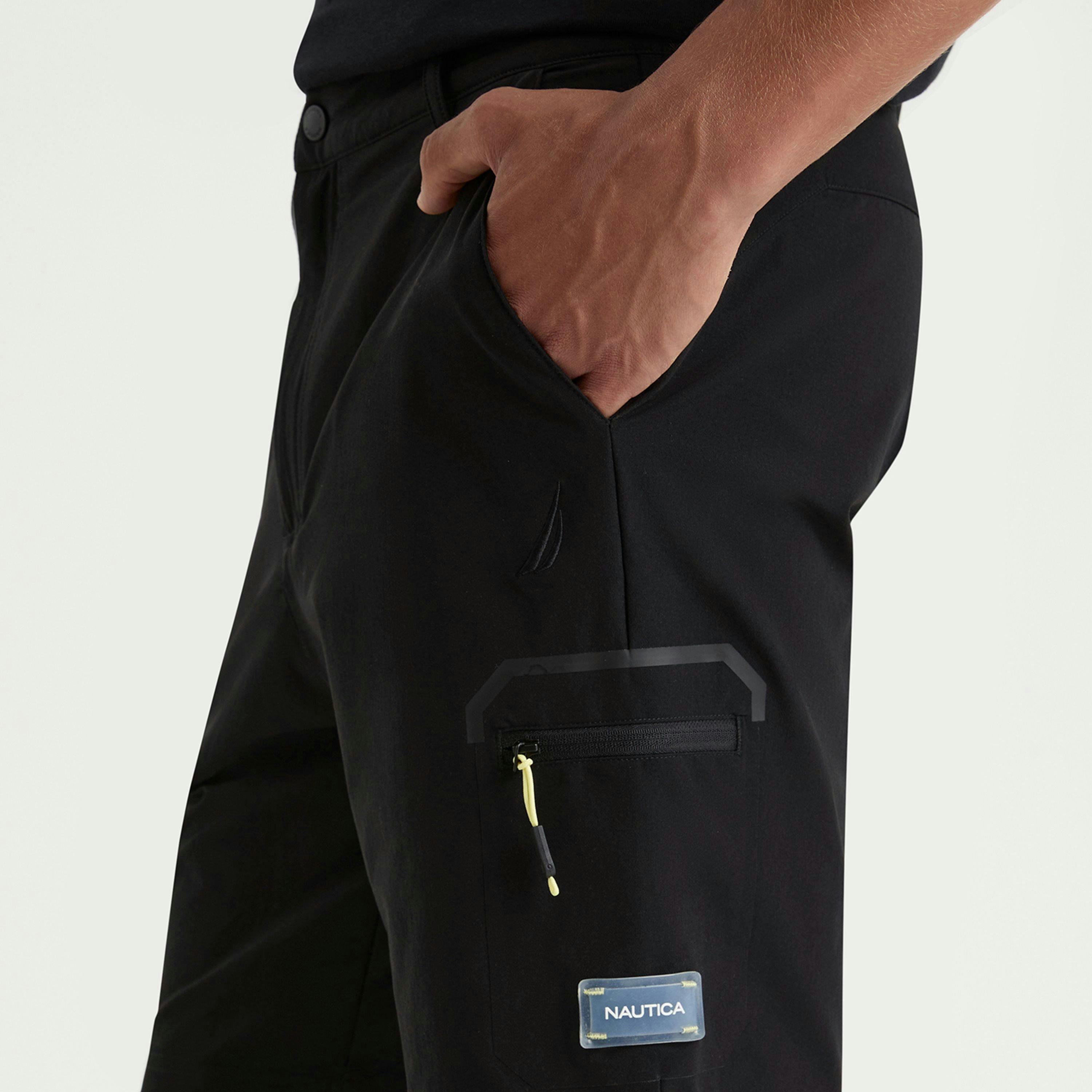 Breton Cargo Short - Black , view 3 of 4