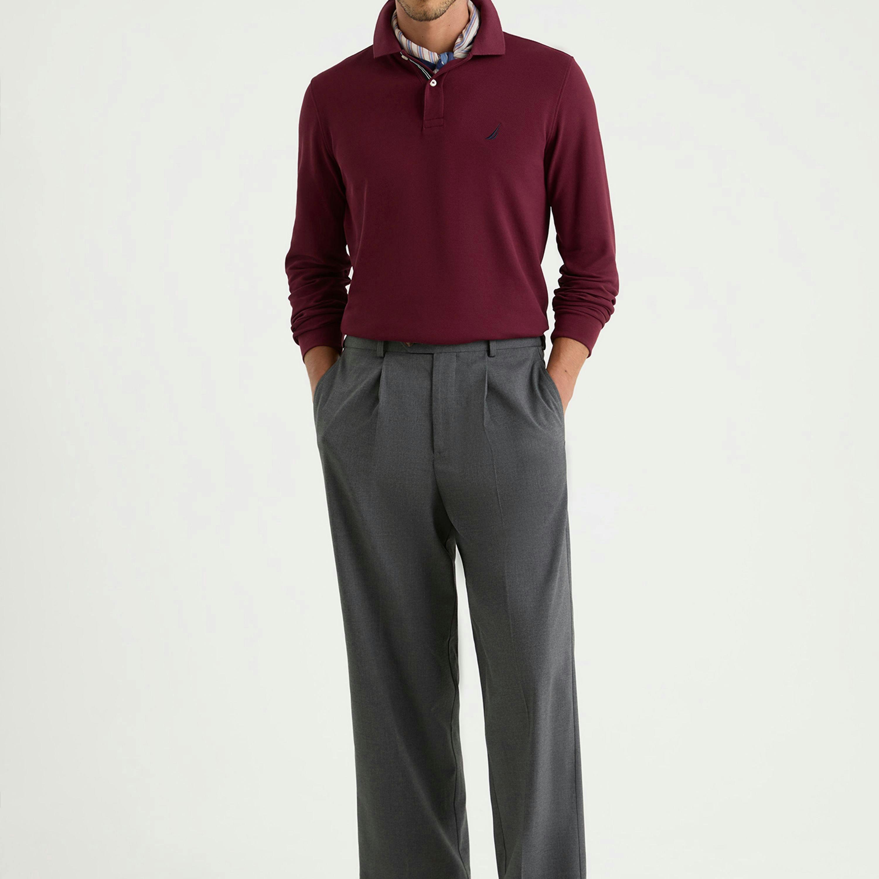 Cabin Long Sleeve - Burgundy , view 4 of 4