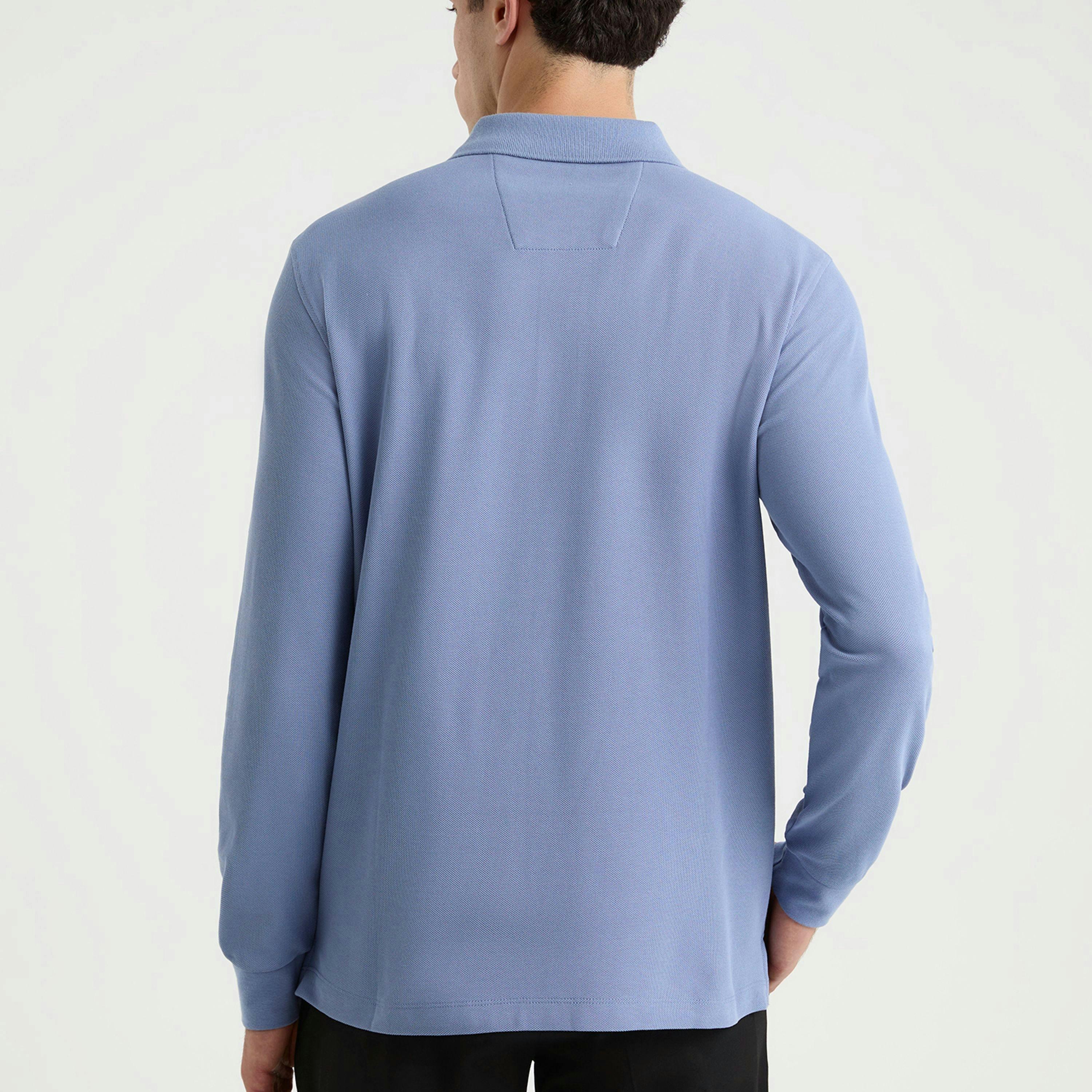Cabin Long Sleeve - Denim Blue , view 2 of 4