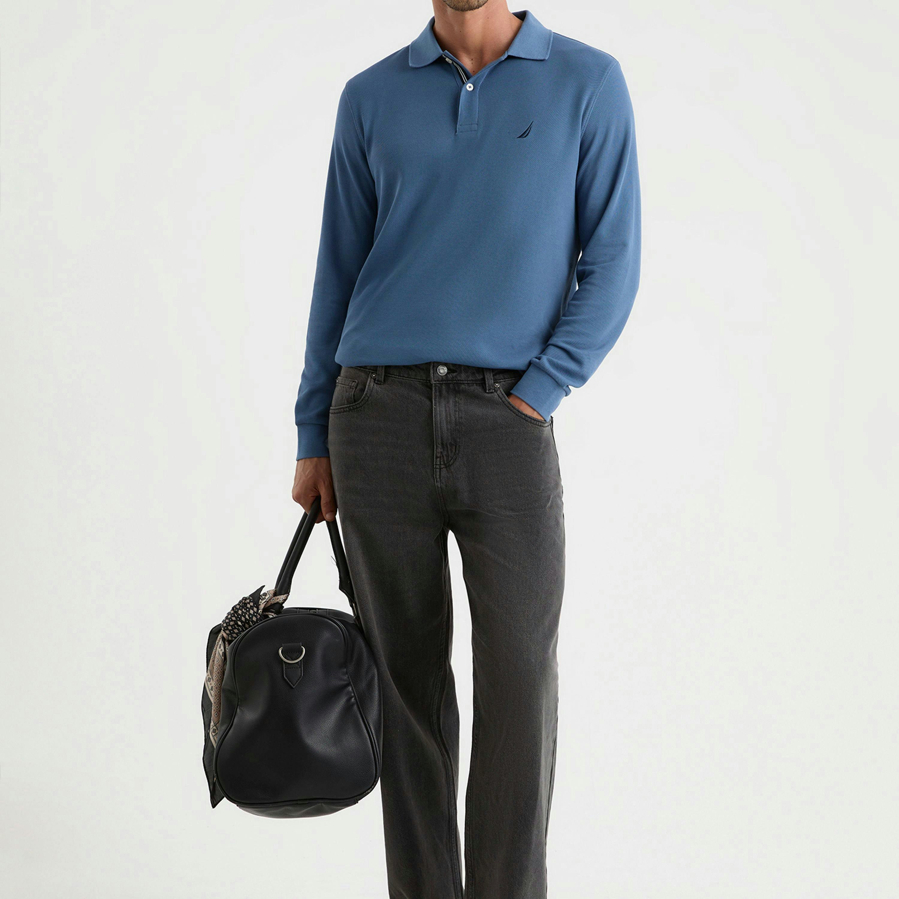 Cabin Long Sleeve - Washed Denim , view 4 of 4