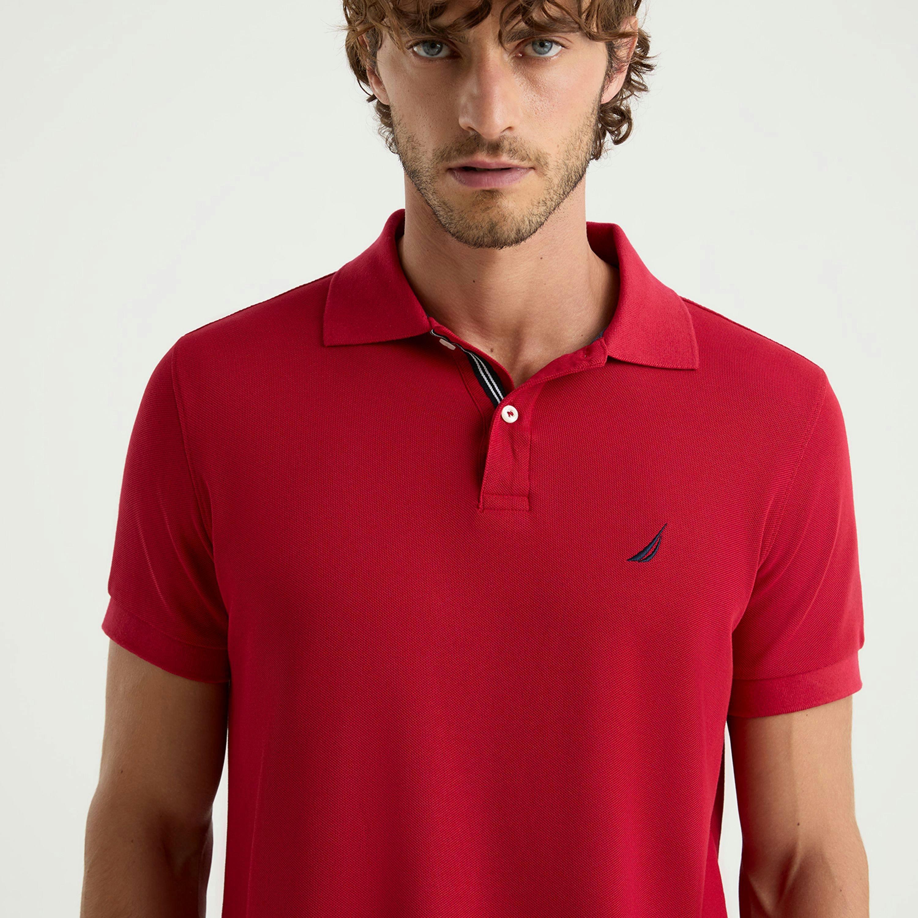 Cast Polo Shirt - Nautica Red , view 3 of 4