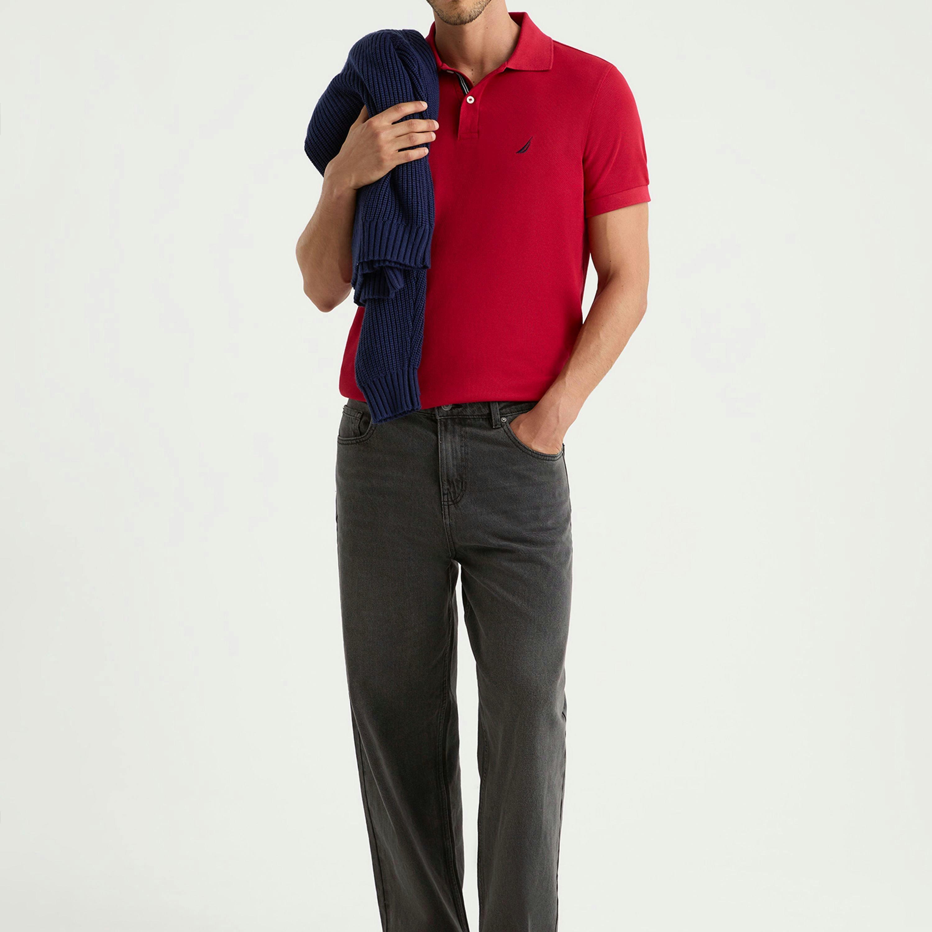 Cast Polo Shirt - Nautica Red , view 4 of 4